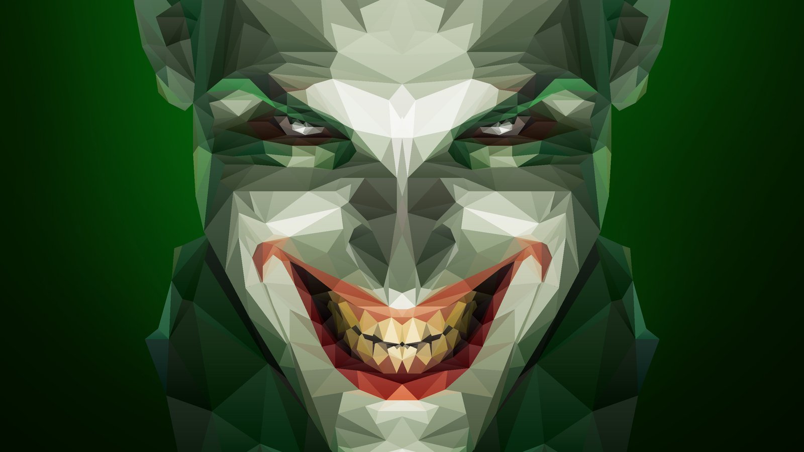 Joker Low Poly Art Wallpaper