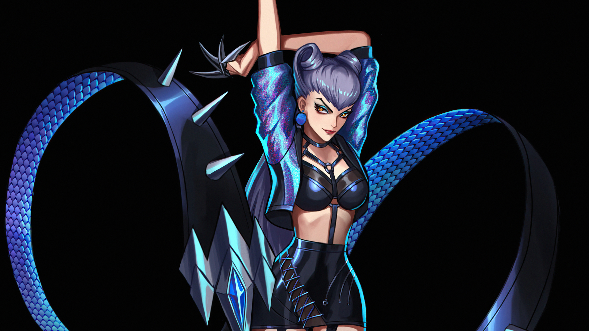 Kda All Out Evelynn 5k Wallpaper