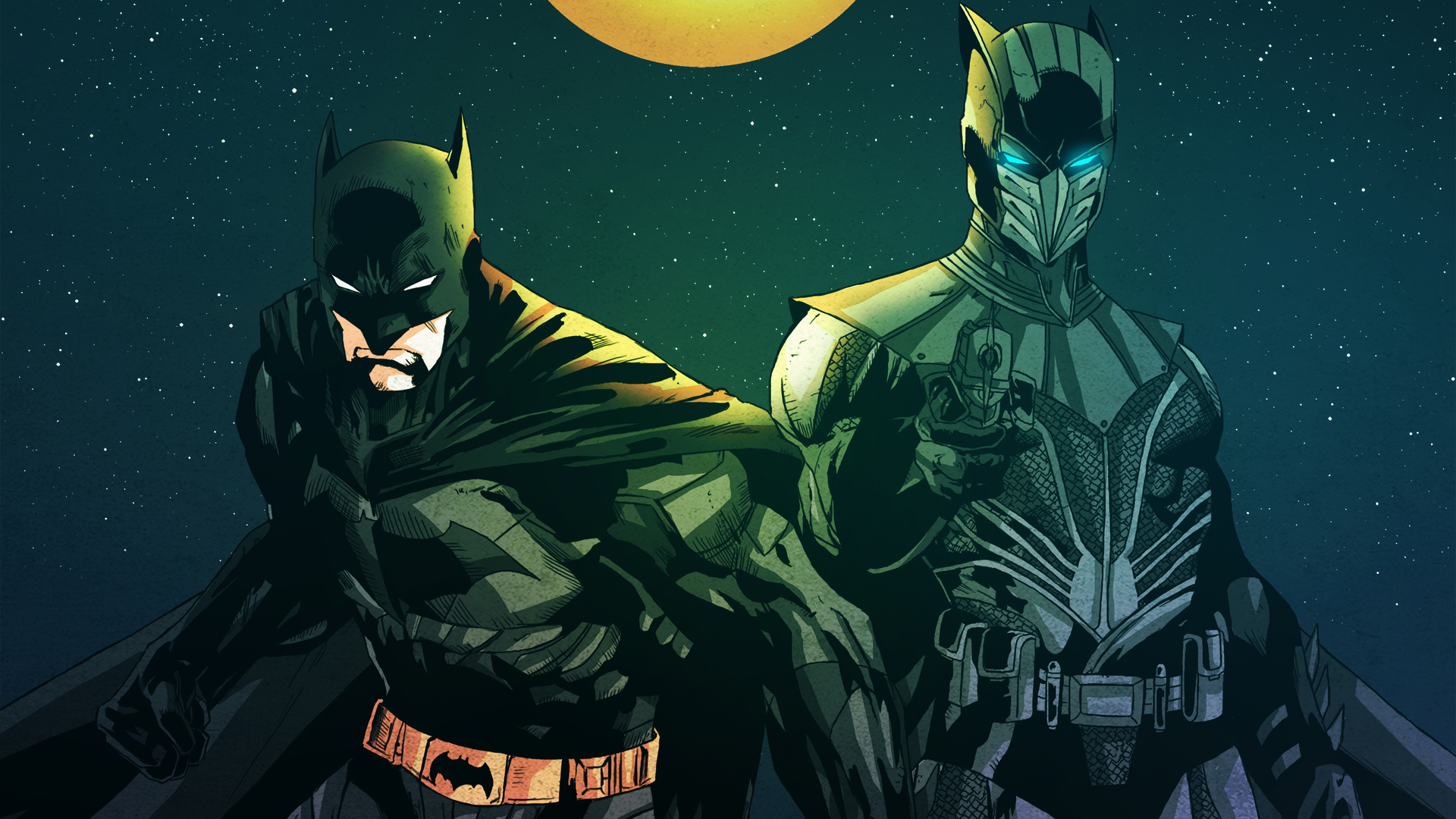 Knight Owl And Batman Wallpaper