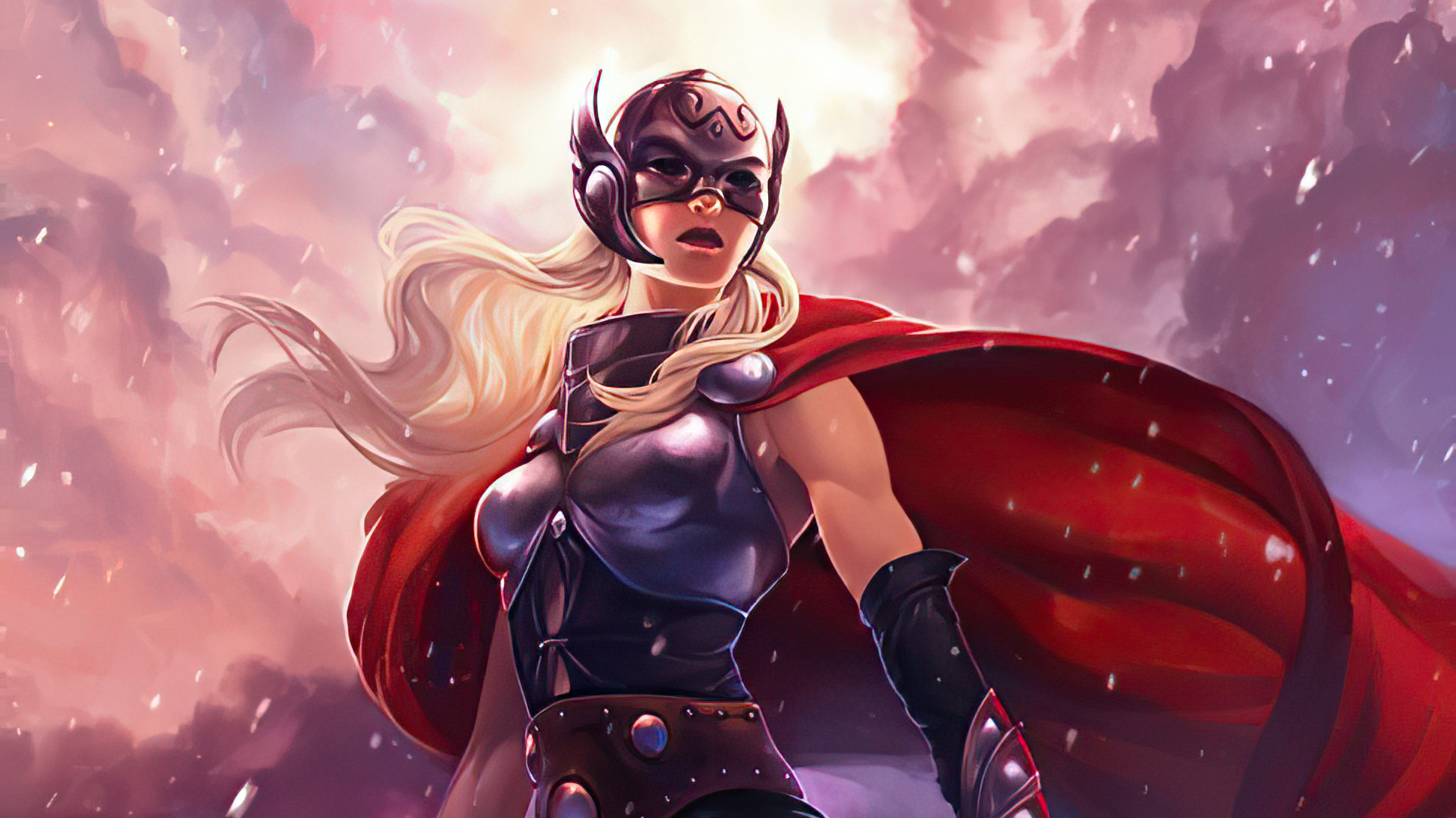 Lady Thor Art Wallpaper