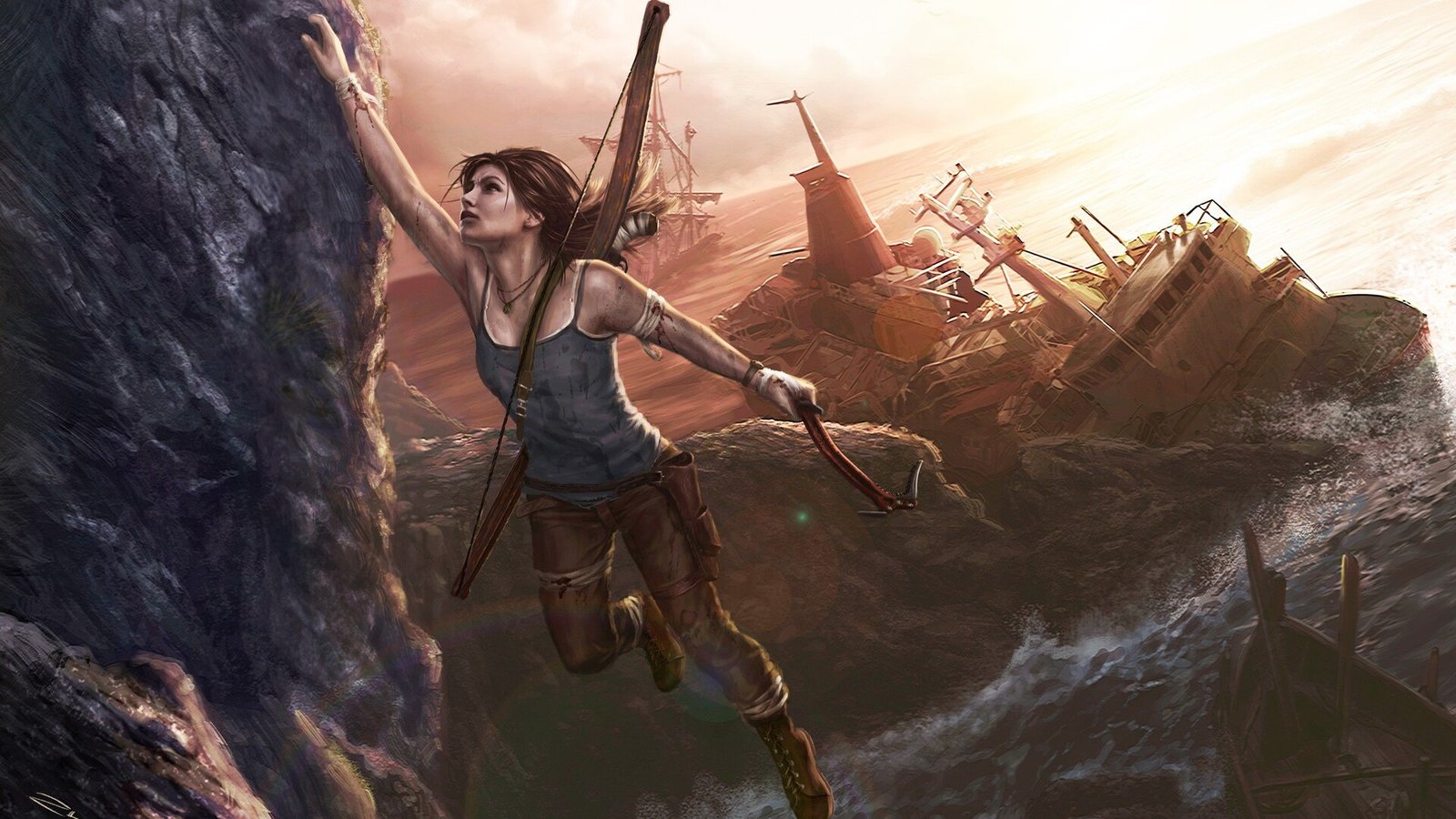 Lara Croft Art Wallpaper