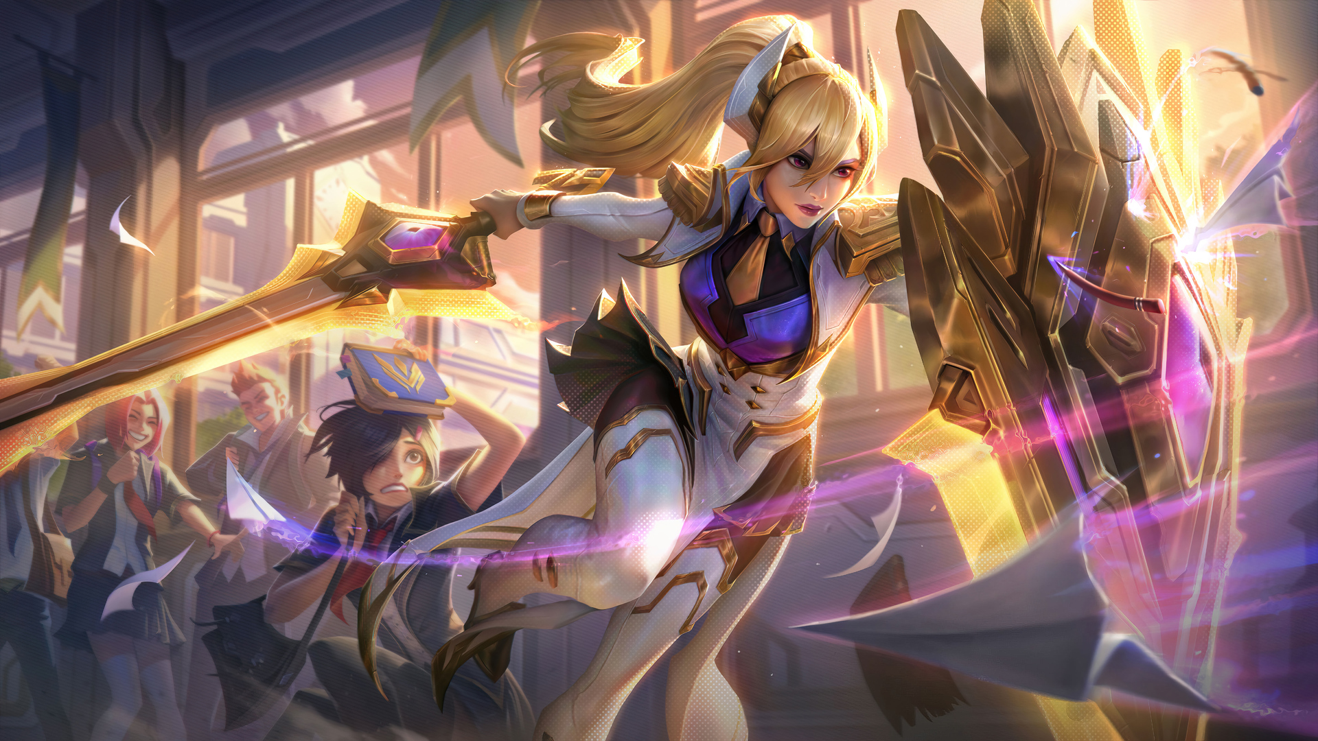 Leona And Support League Of Legends 8k Wallpaper