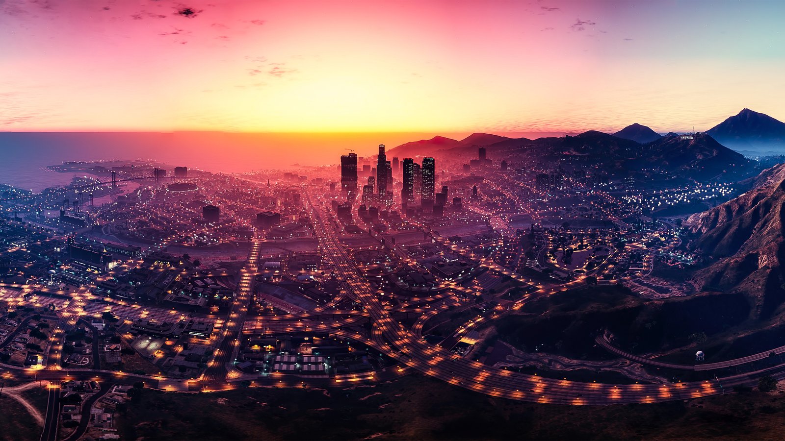 Los Santos Gta V City View Wallpaper