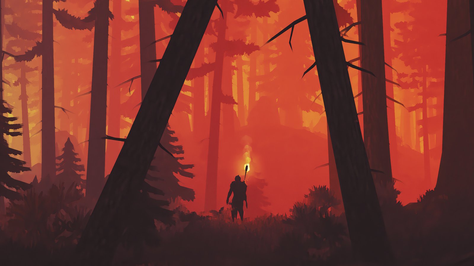 Lost In The Wood Valheim Wallpaper