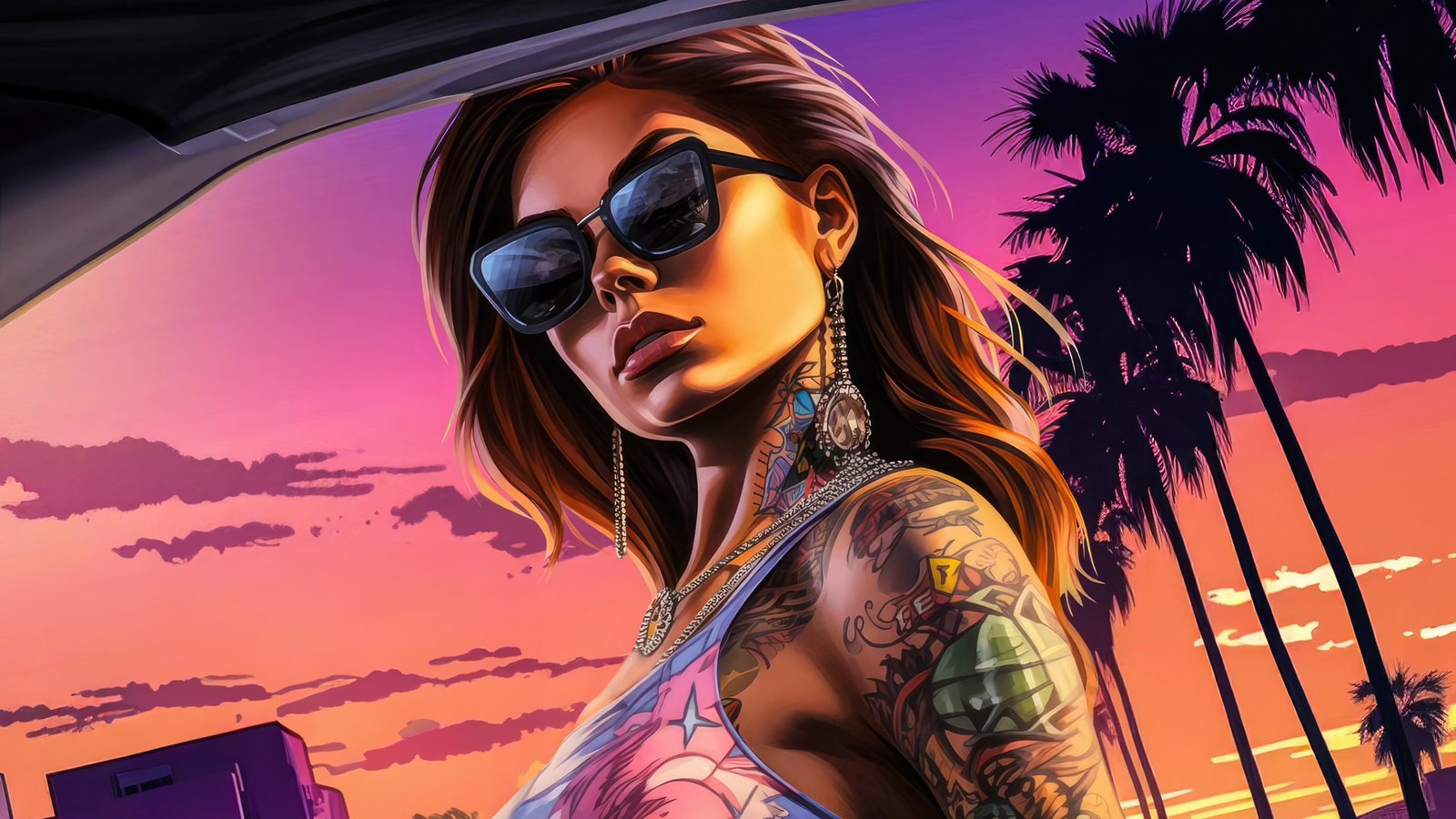 Lucia In Gta Vi Wallpaper