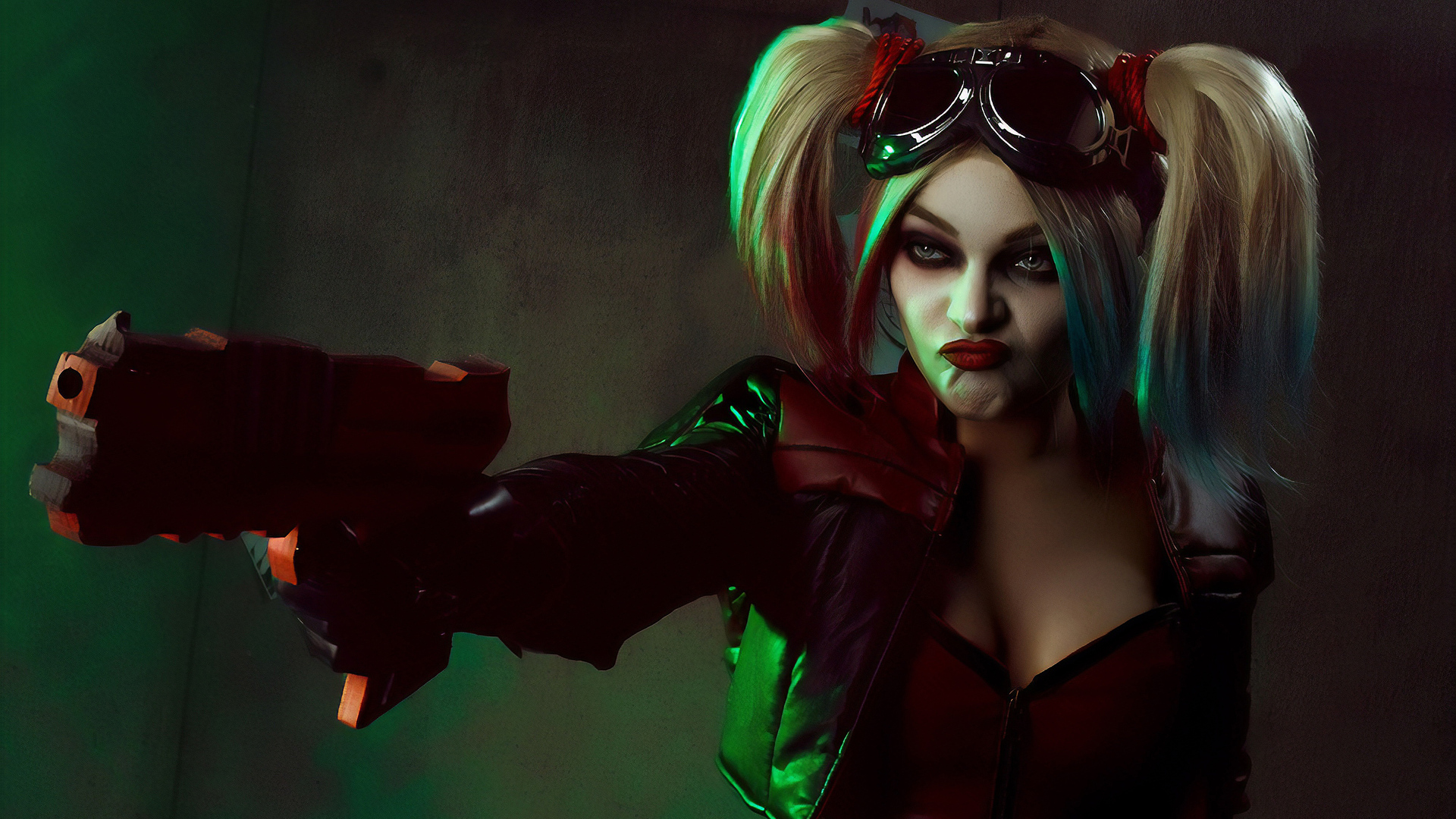 Mad Harley Quinn Cosplay 4k Wallpaper