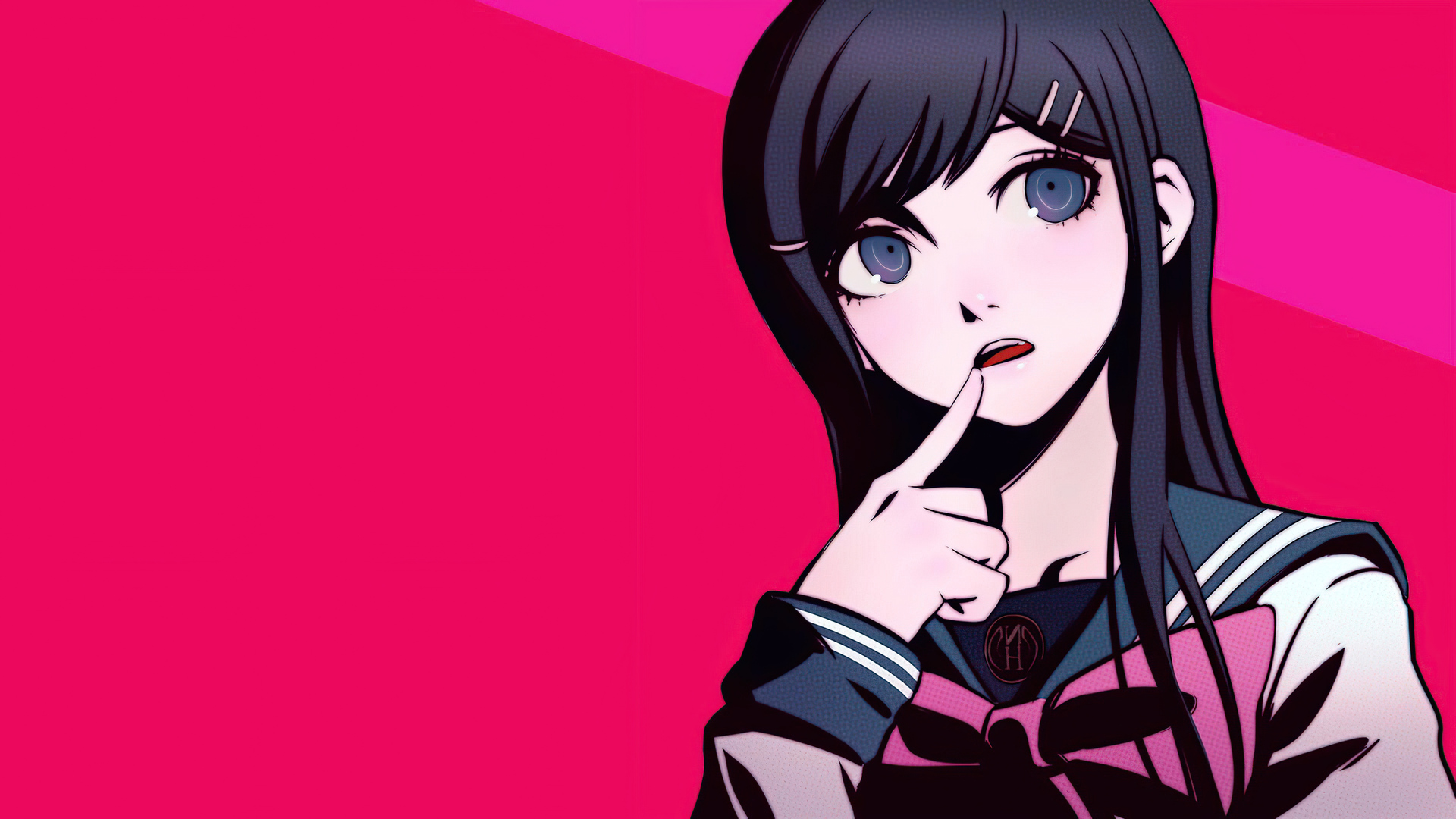 Maizono Sayaka In Danganronpa Wallpaper