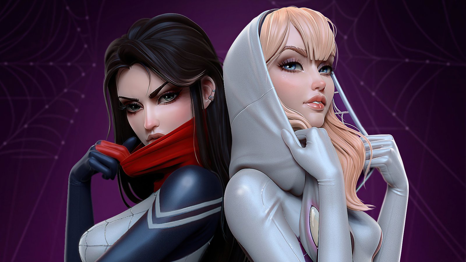 Marvel Silk And Gwen Wallpaper