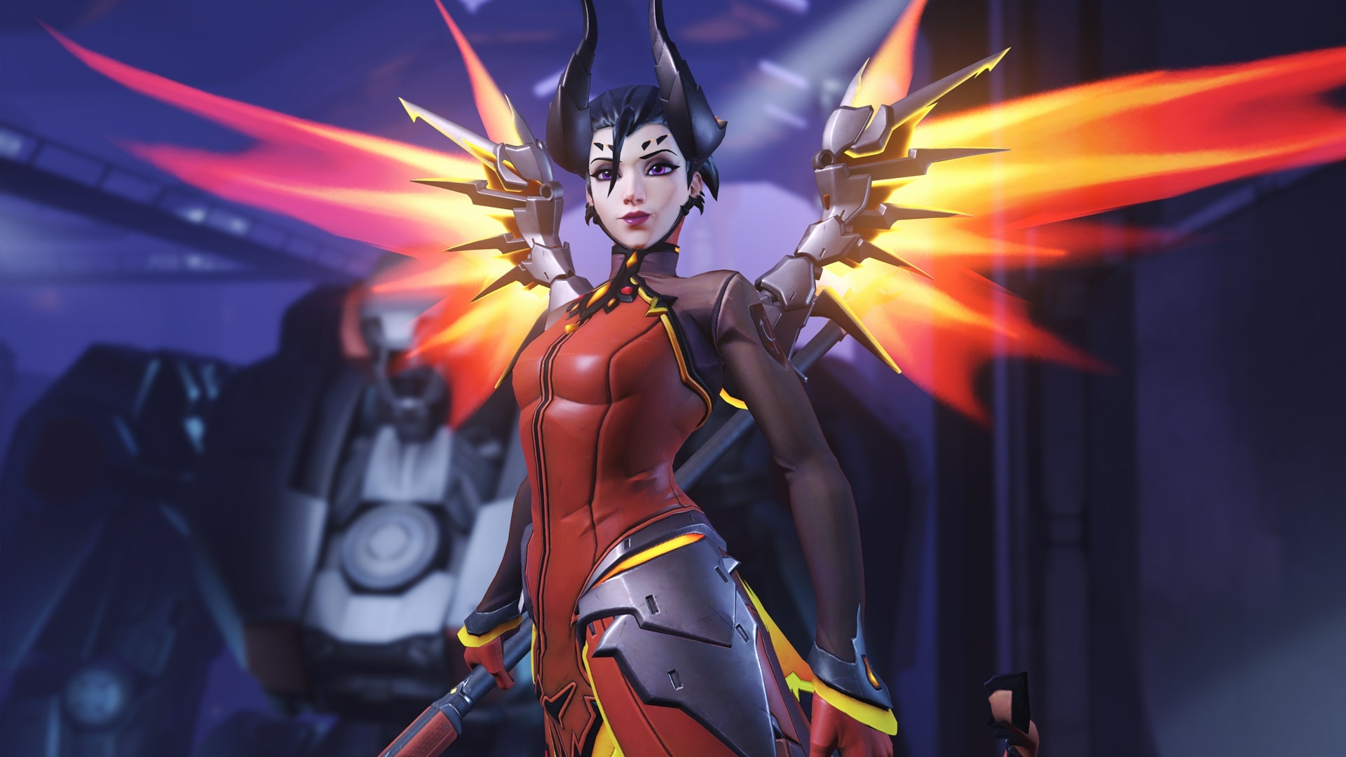 Mercy Devil Overwatch Wallpaper