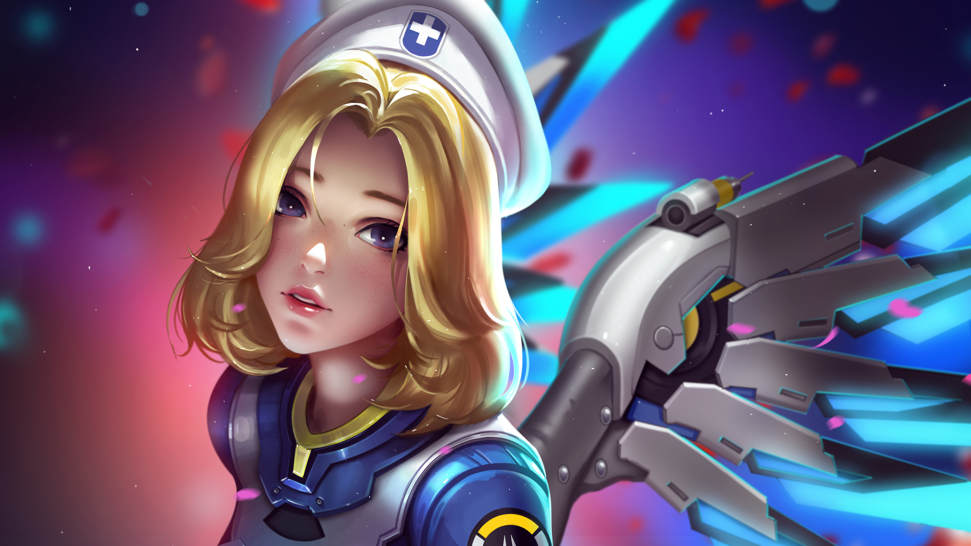 Mercy Overwatch High Resolution 5k Wallpaper