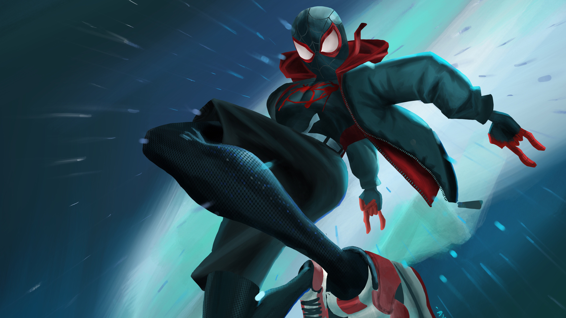 Miles Morales Into The Spiderverse Wallpaper