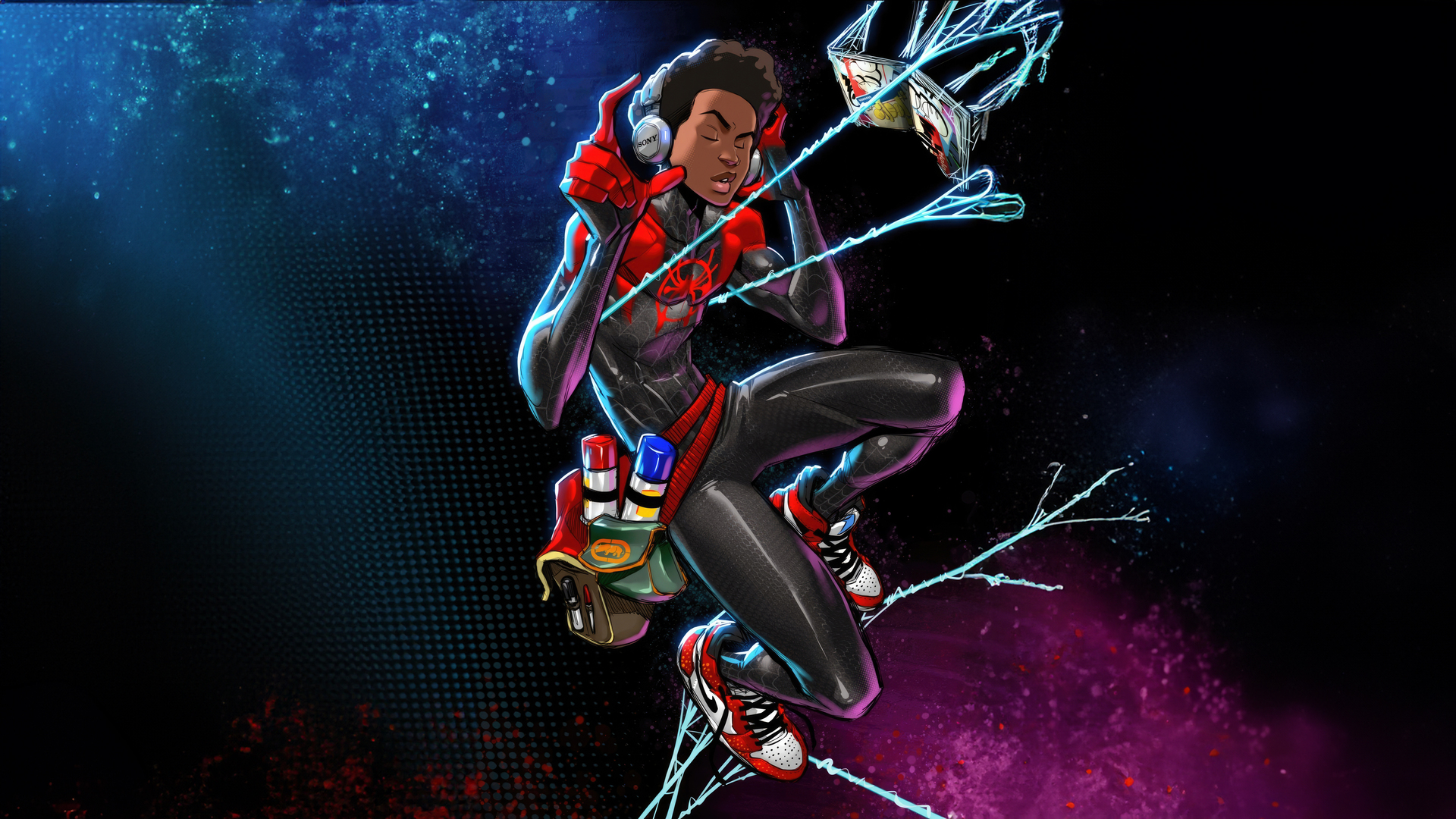 Miles Morales Spectacular Destiny Wallpaper