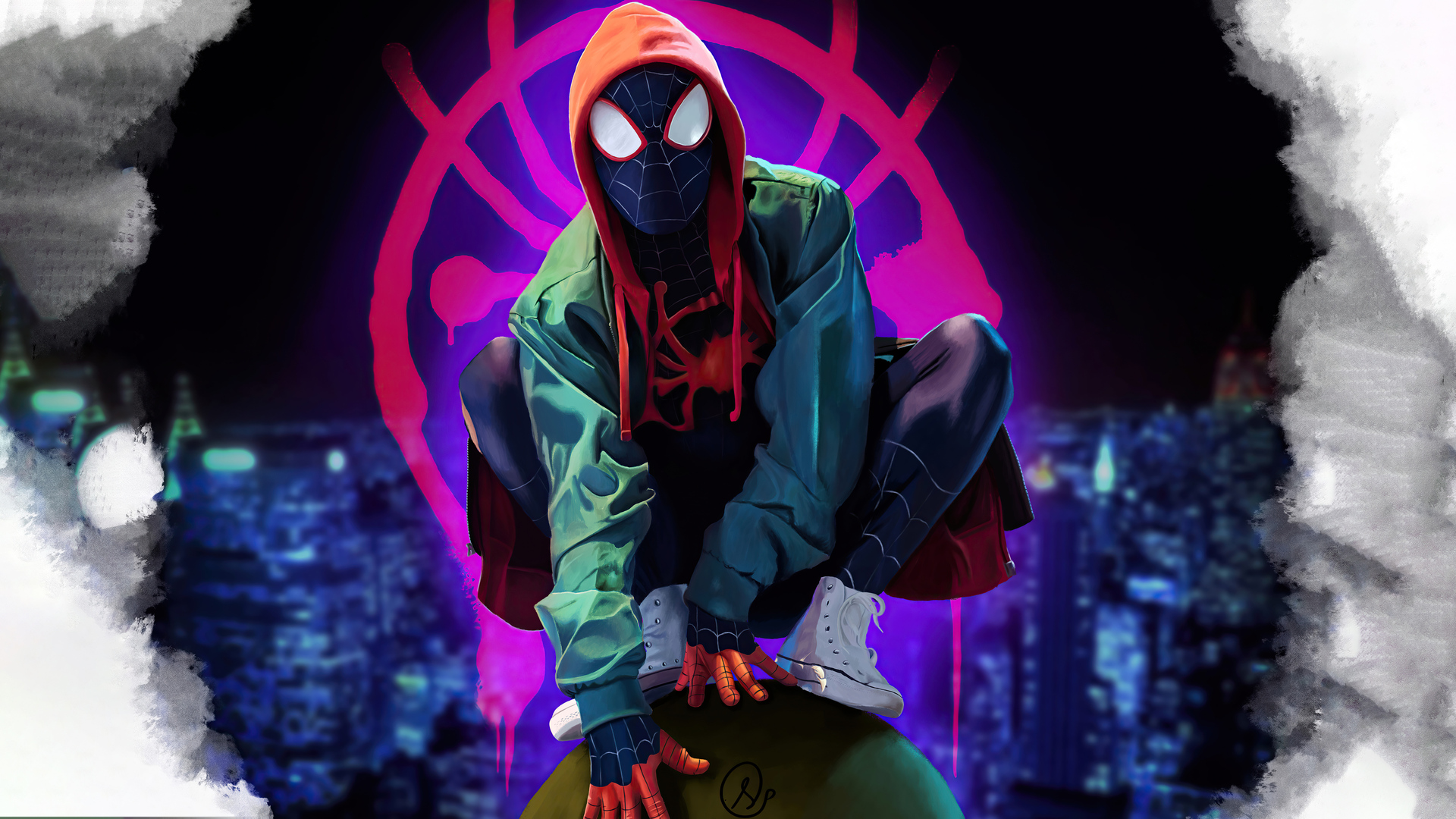 Miles Morales Spiderman 5k Wallpaper