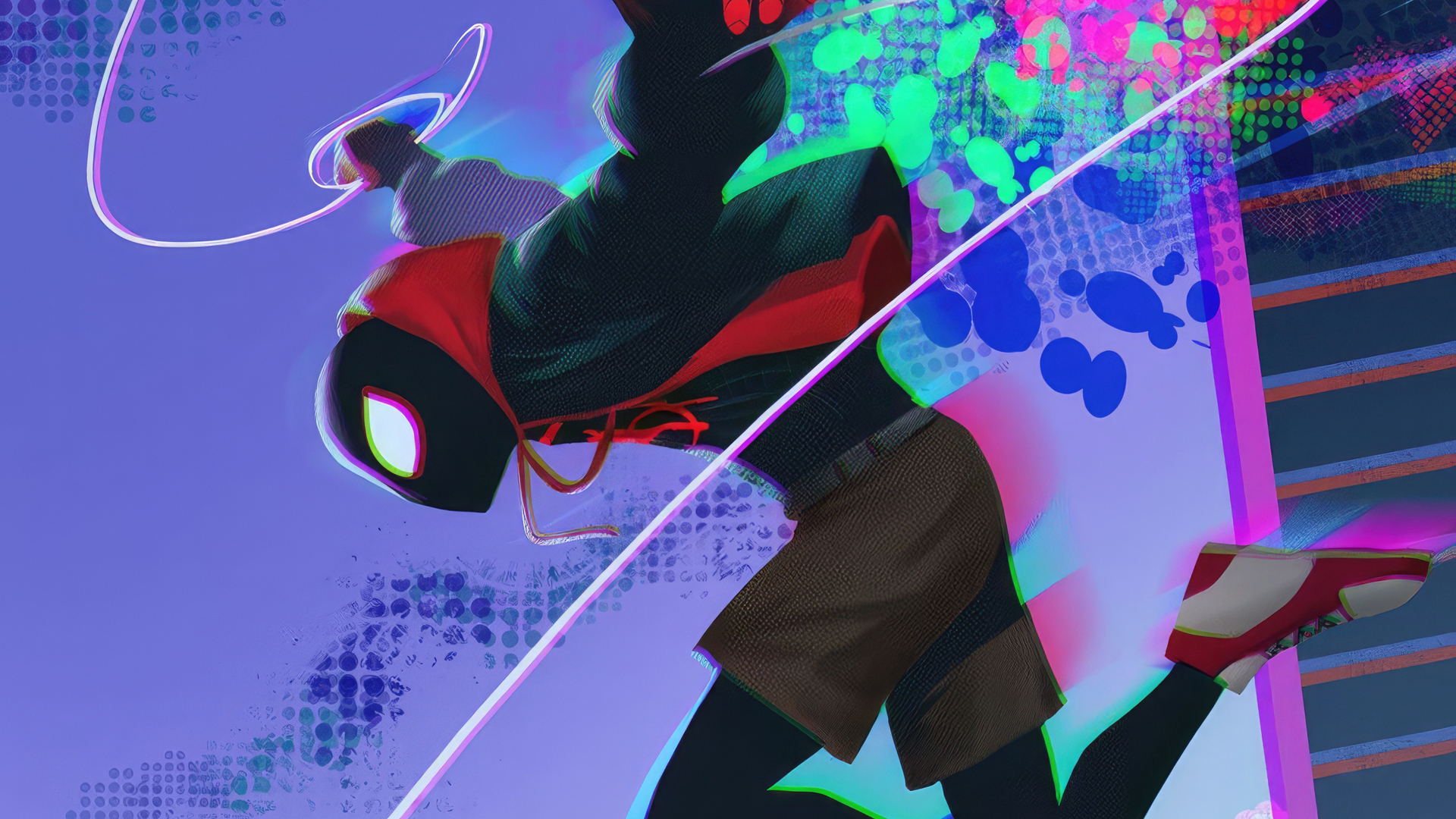 Miles Morales Strikes Back Wallpaper