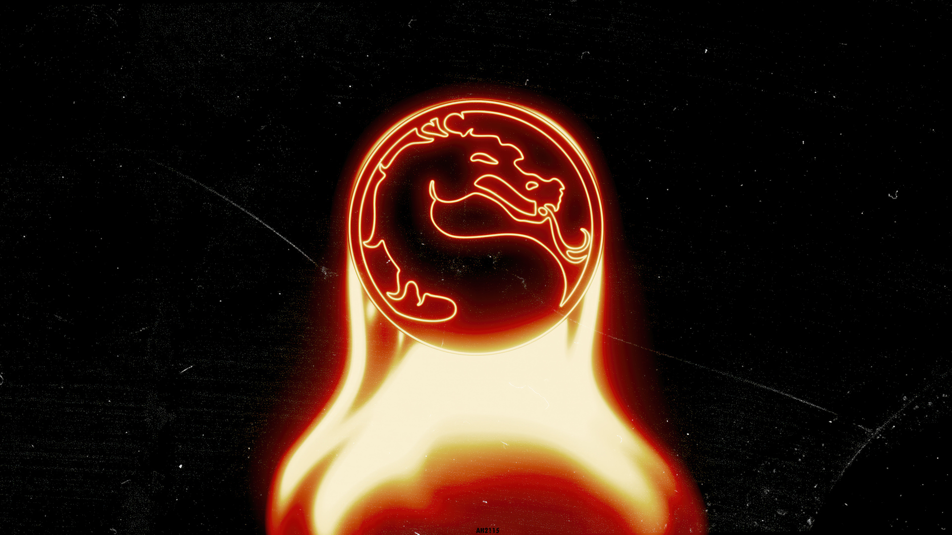 Mortal Kombat 1 Logo Dark 5k Wallpaper