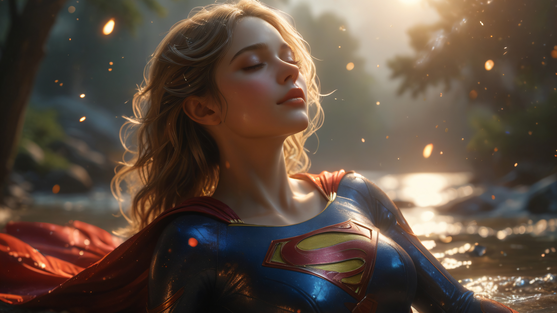 Mystical Supergirl Wallpaper