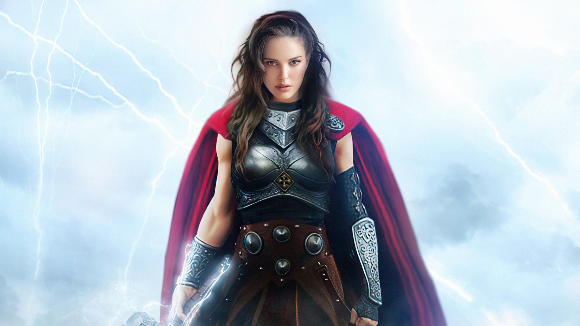 Natalie Portman As Lady Thor 4k Wallpaper