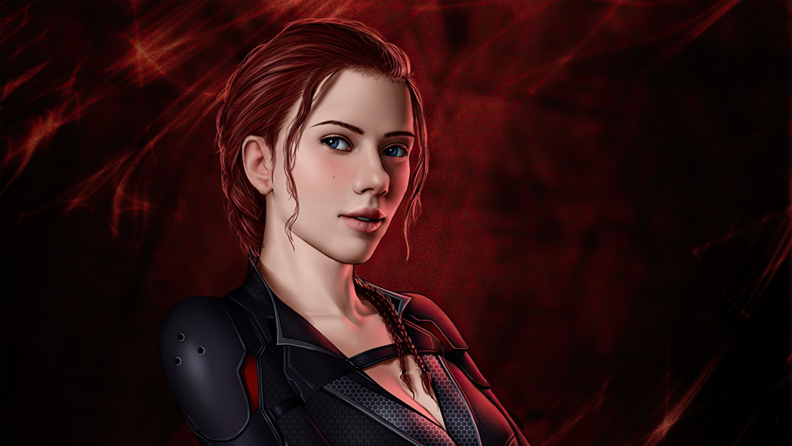 Natasha Romanoff Black Widow Fanart 4k Wallpaper