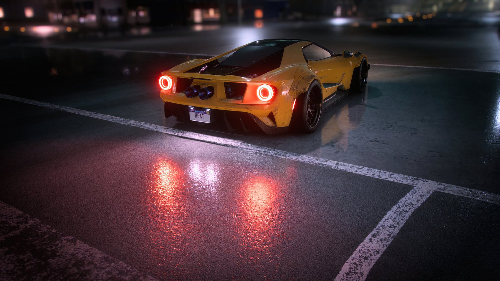 Nfs Heat Ford Gt Supercar 4k Wallpaper