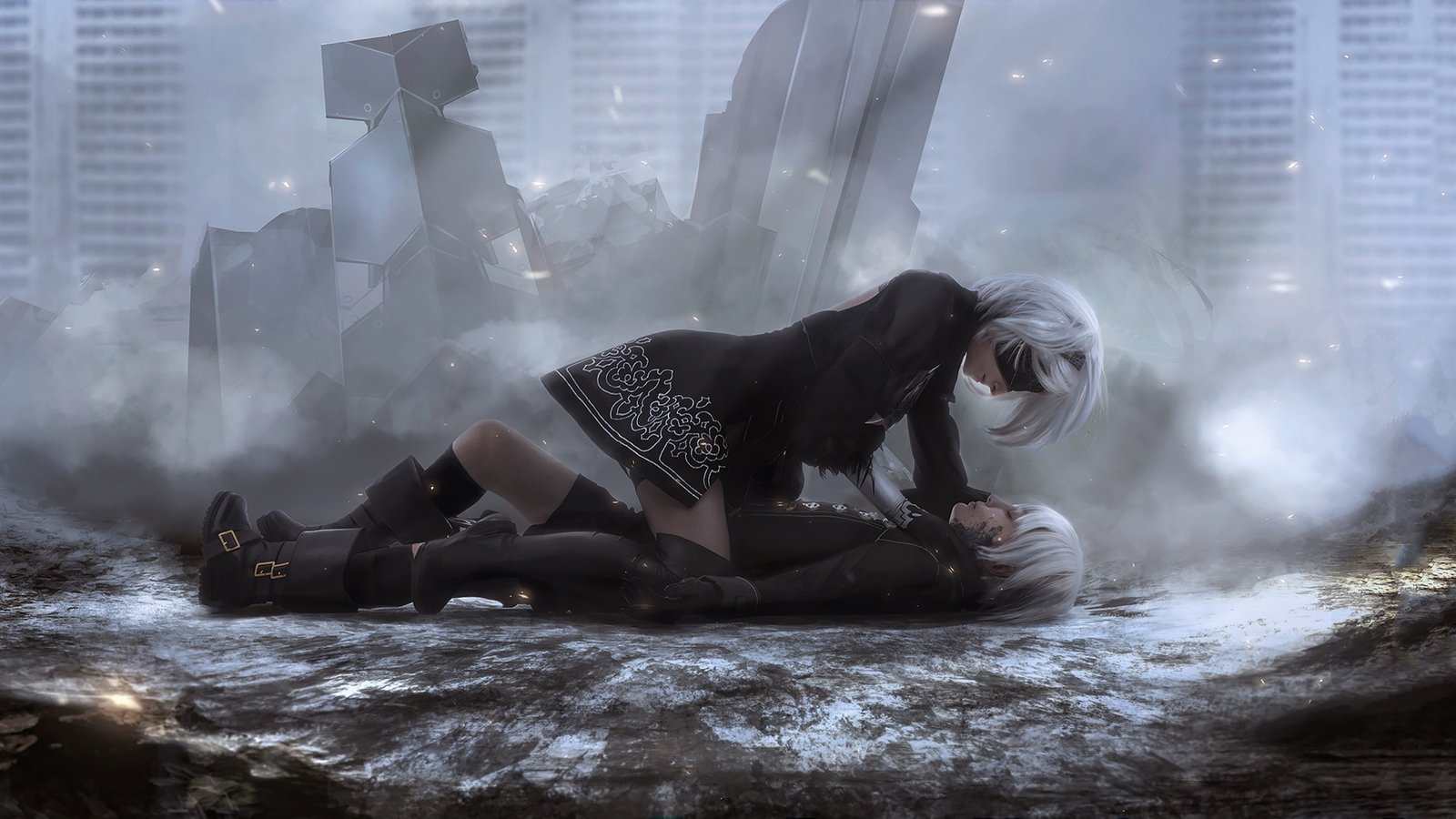 NieR Automata 2B And 9S Art Wallpaper