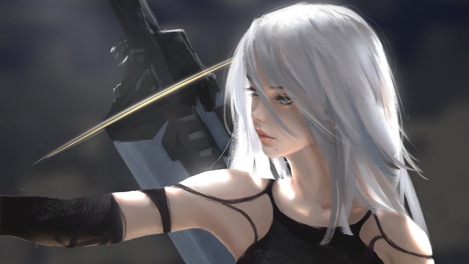 Nier Automata Fanart 4k Wallpaper