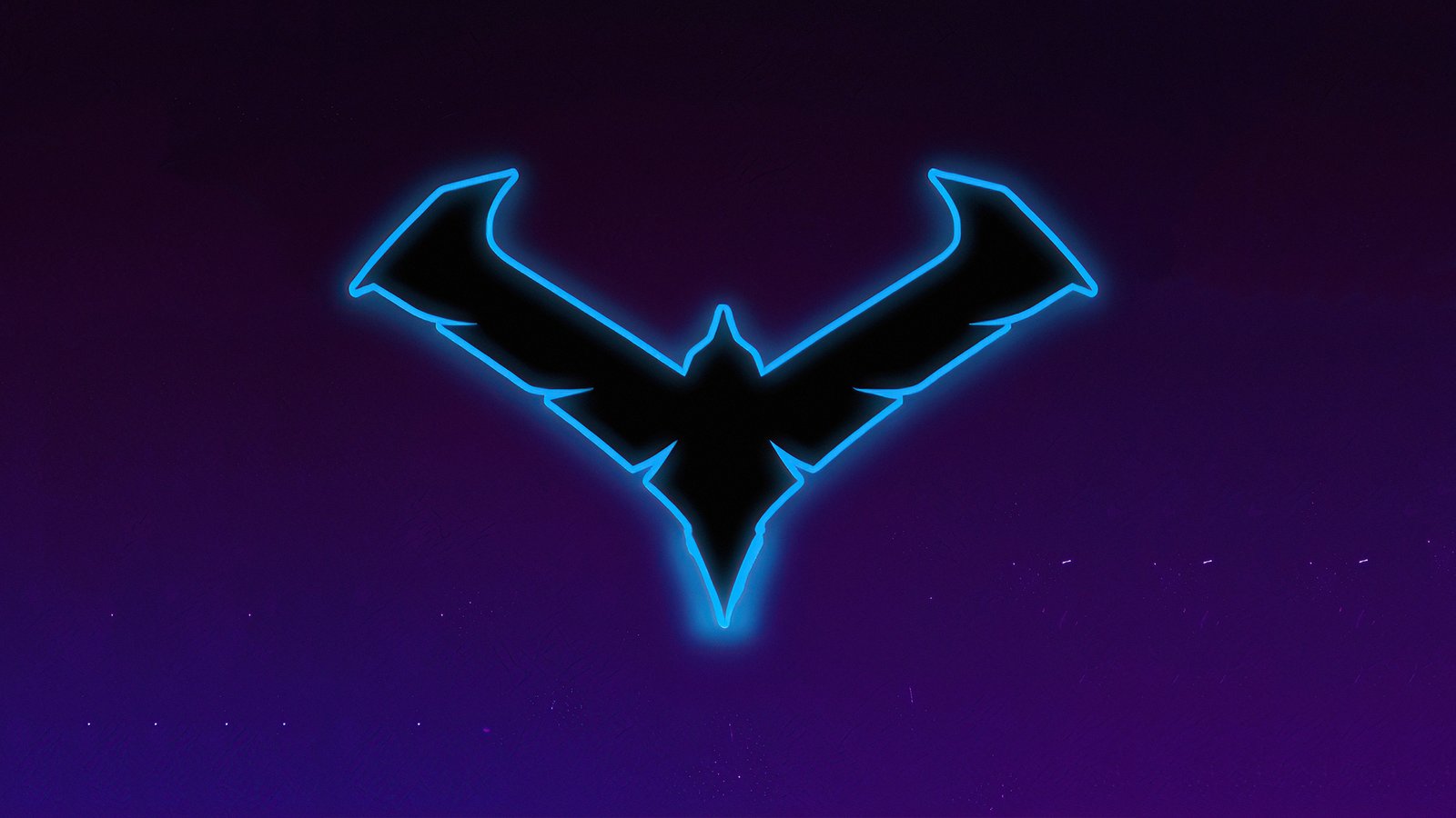 Nightwing Gotham Knights Minimal Logo 4k Wallpaper