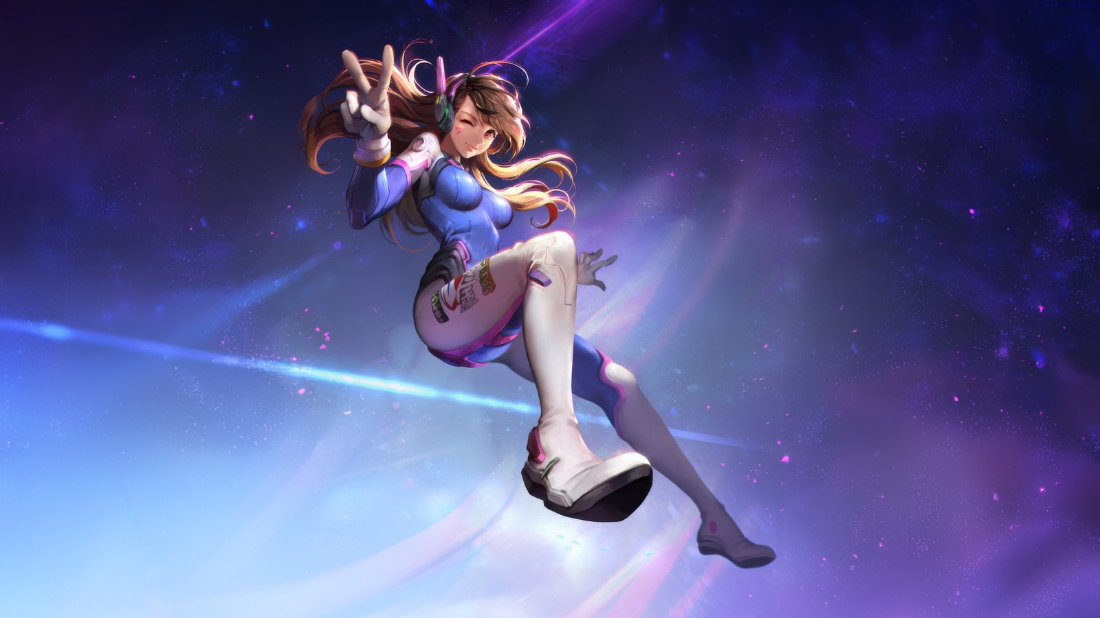 Overwatch Dva Artwork 4k 2024 Wallpaper