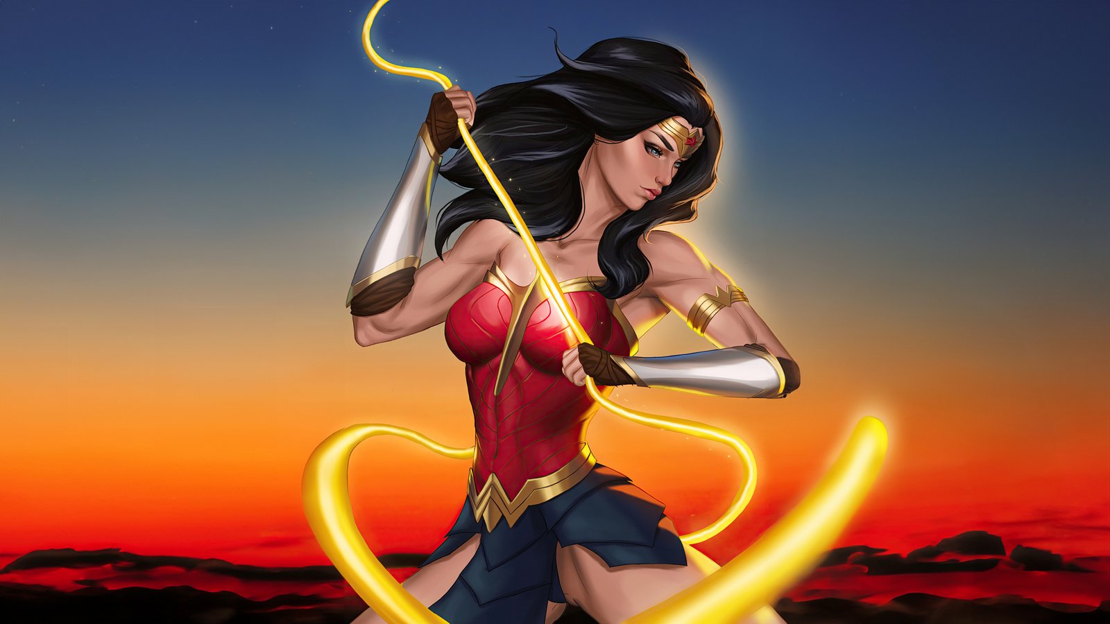 Power Of Justice Wonder Woman Wallpaper