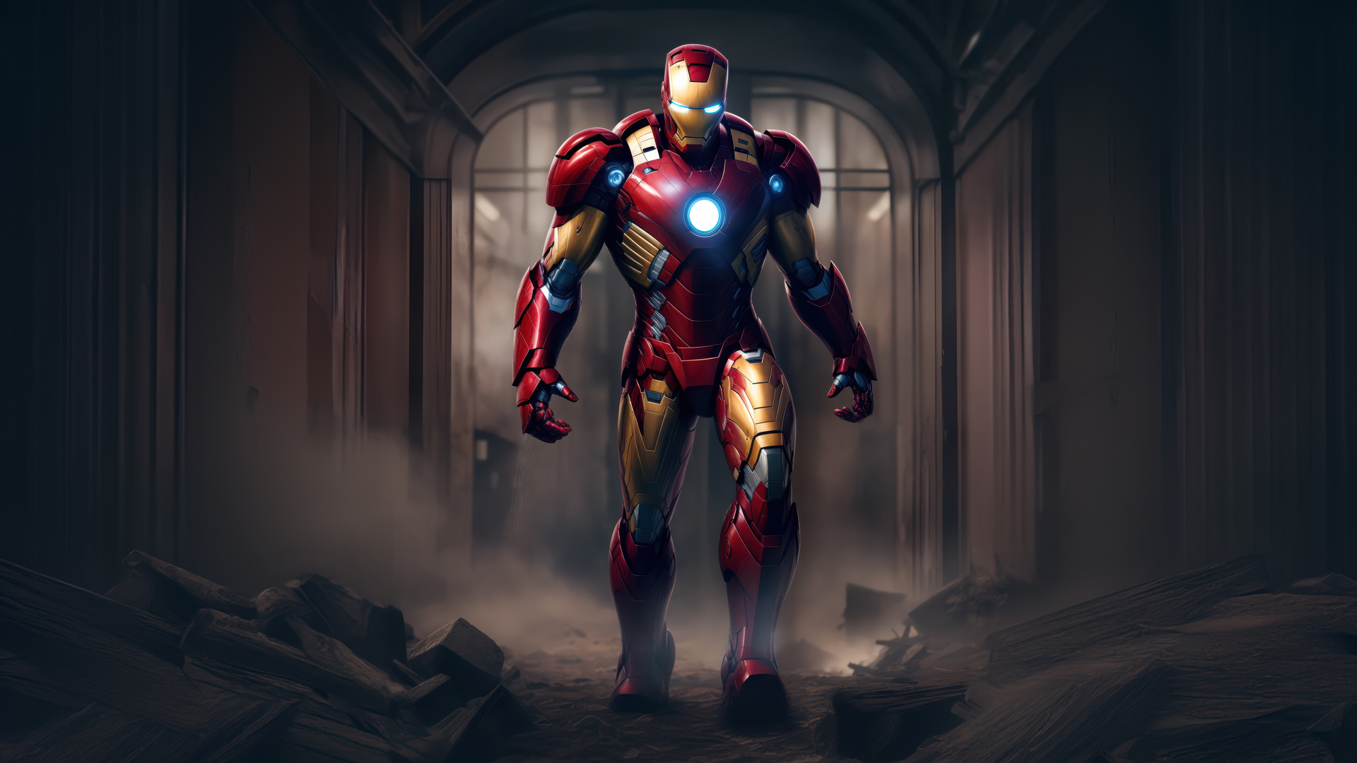 Powering Tomorrow Iron Man Wallpaper