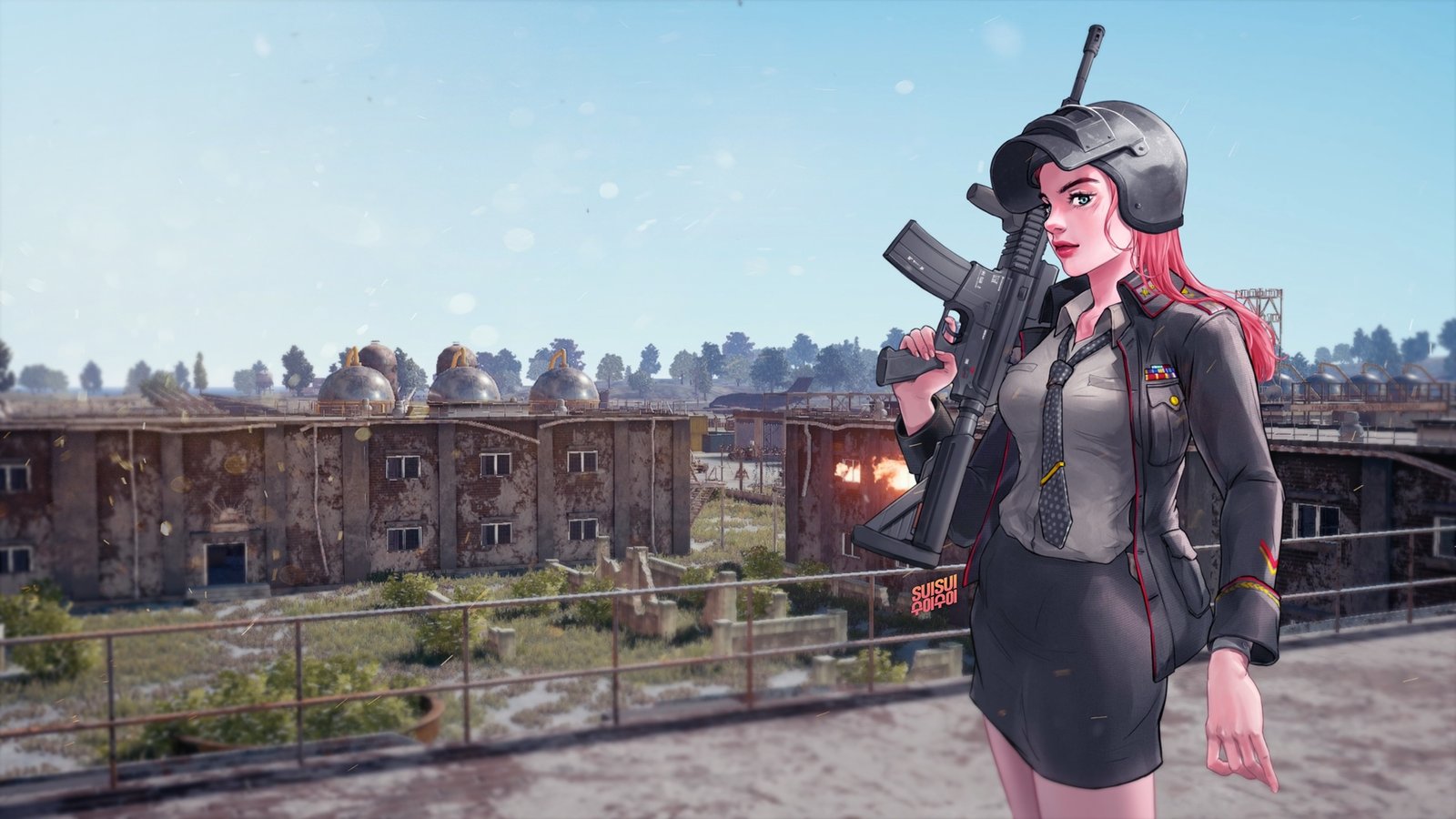 Pubg Game Girl 4k Wallpaper