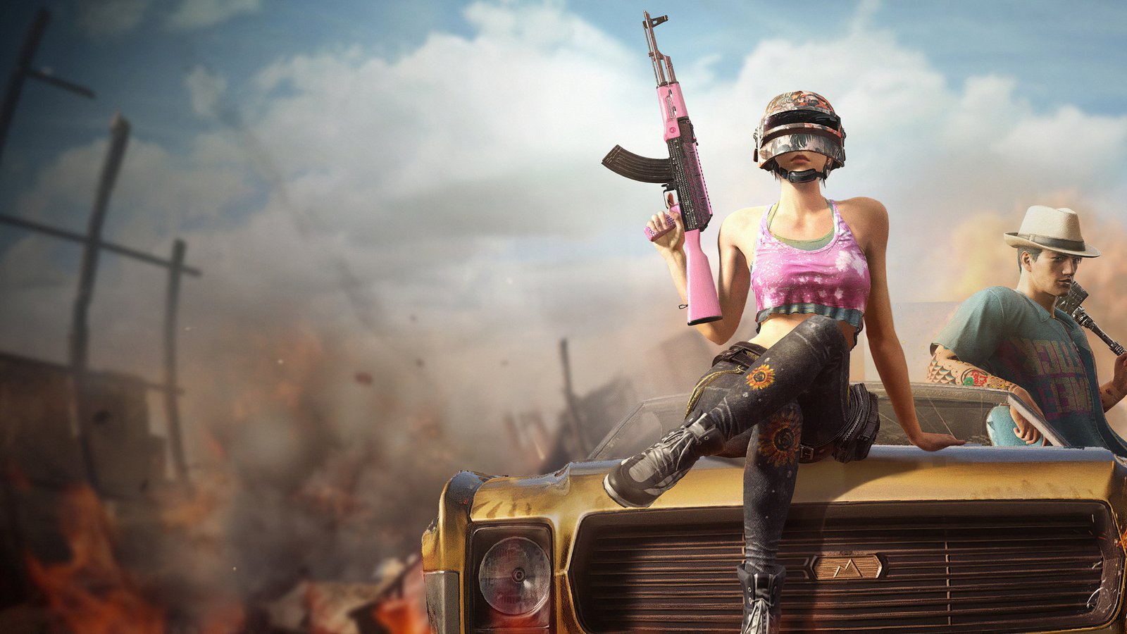 Pubg Girl With Gun 4k 2019 Wallpaper