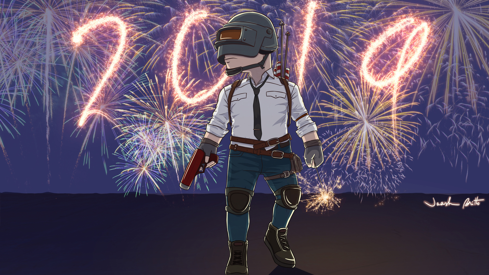 Pubg New Year Wallpaper