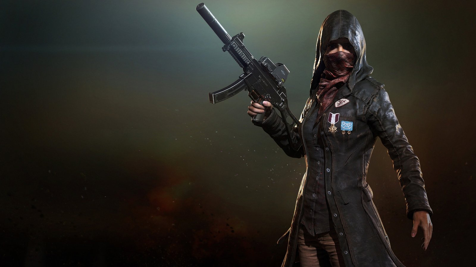 Pubg Trenchcoat Girl 4k Wallpaper