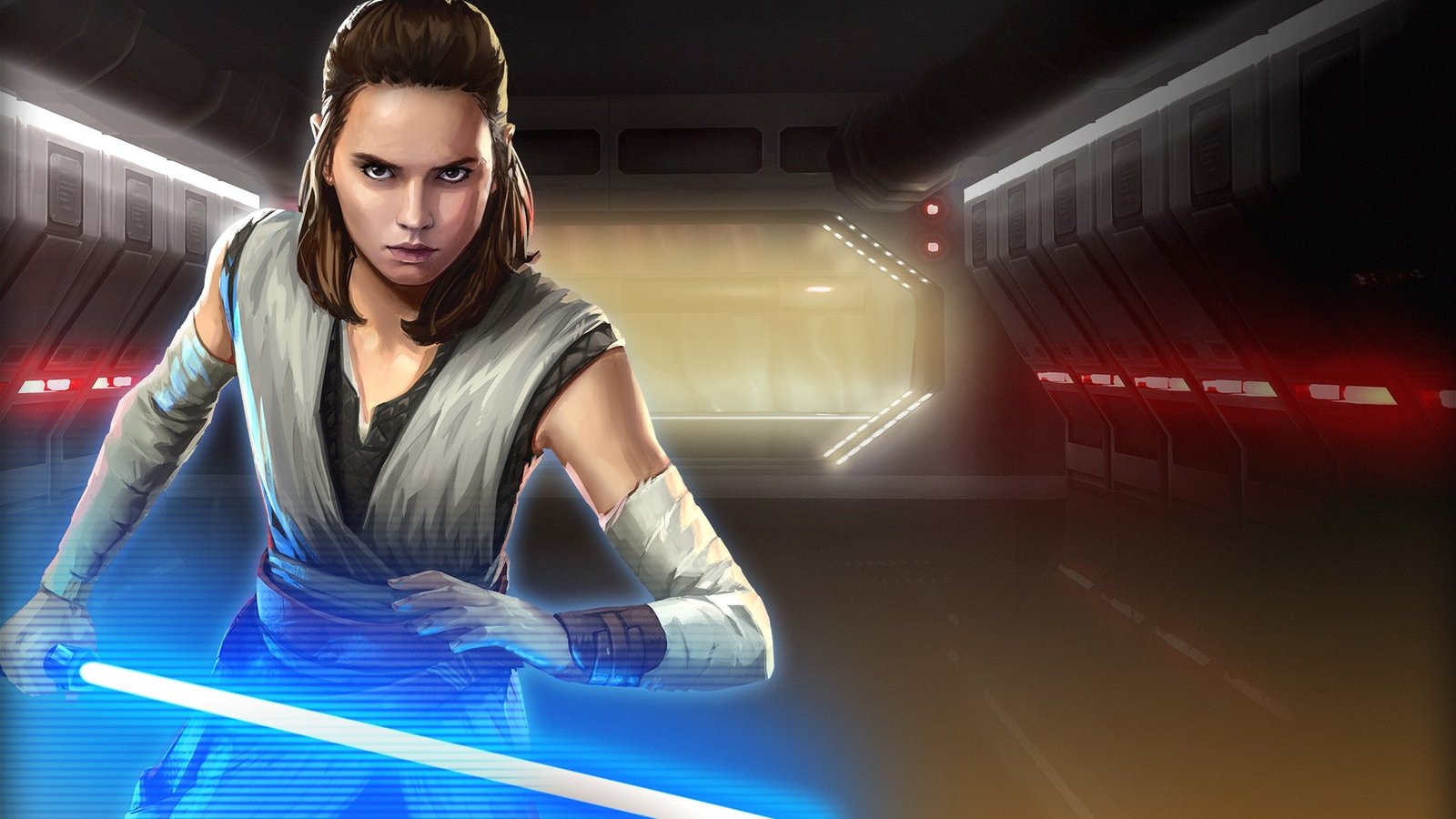 Rey Galaxy Of Heroes Wallpaper