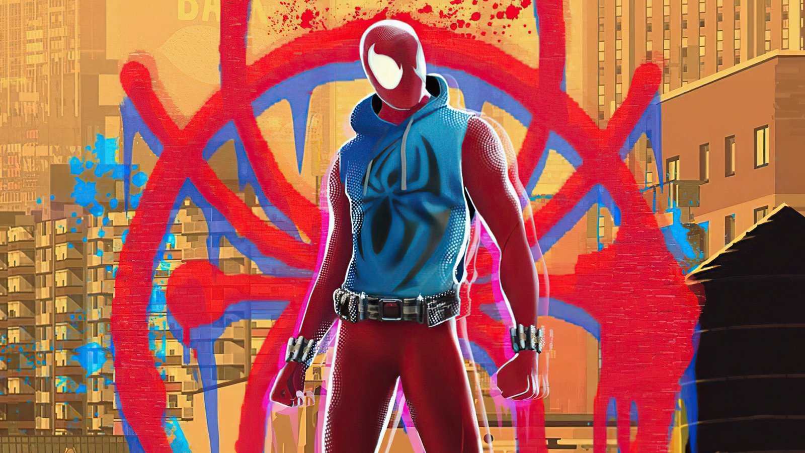 Scarlet Spider Appearance In Spider Verse Movie 5k Wallpaper