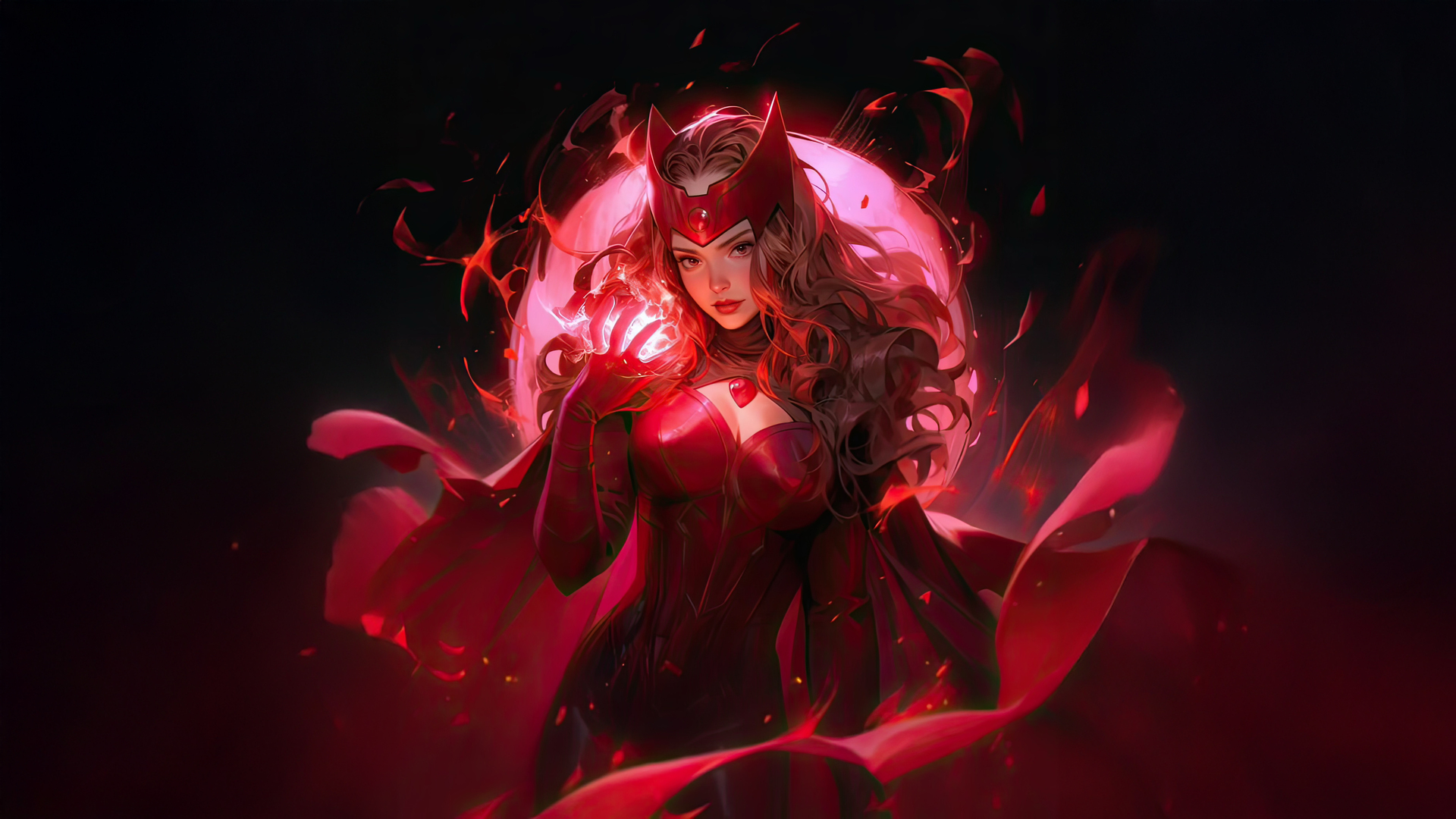 Scarlet Witch Save The Universe Wallpaper