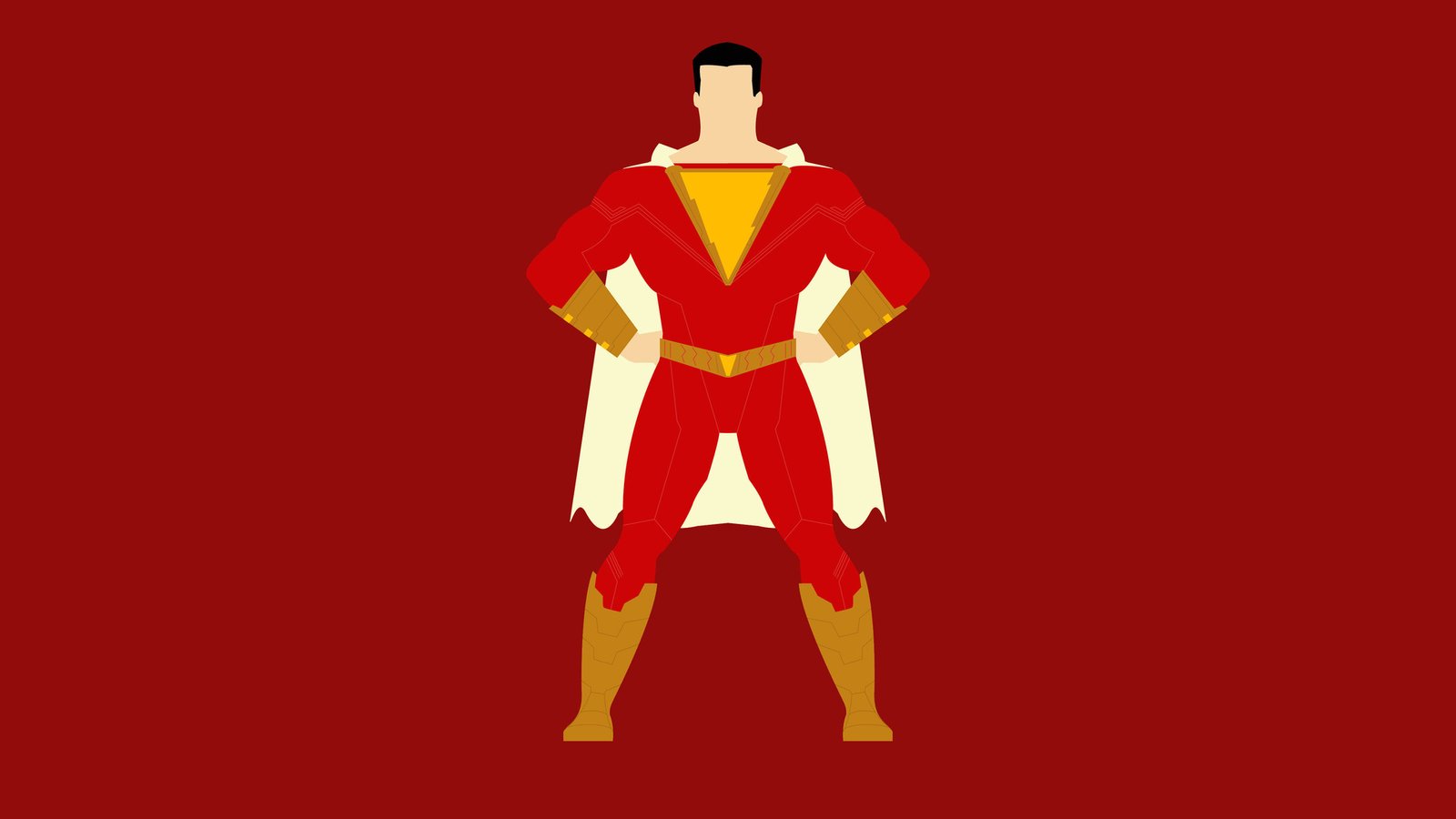 Shazam Minimalism 4k Wallpaper