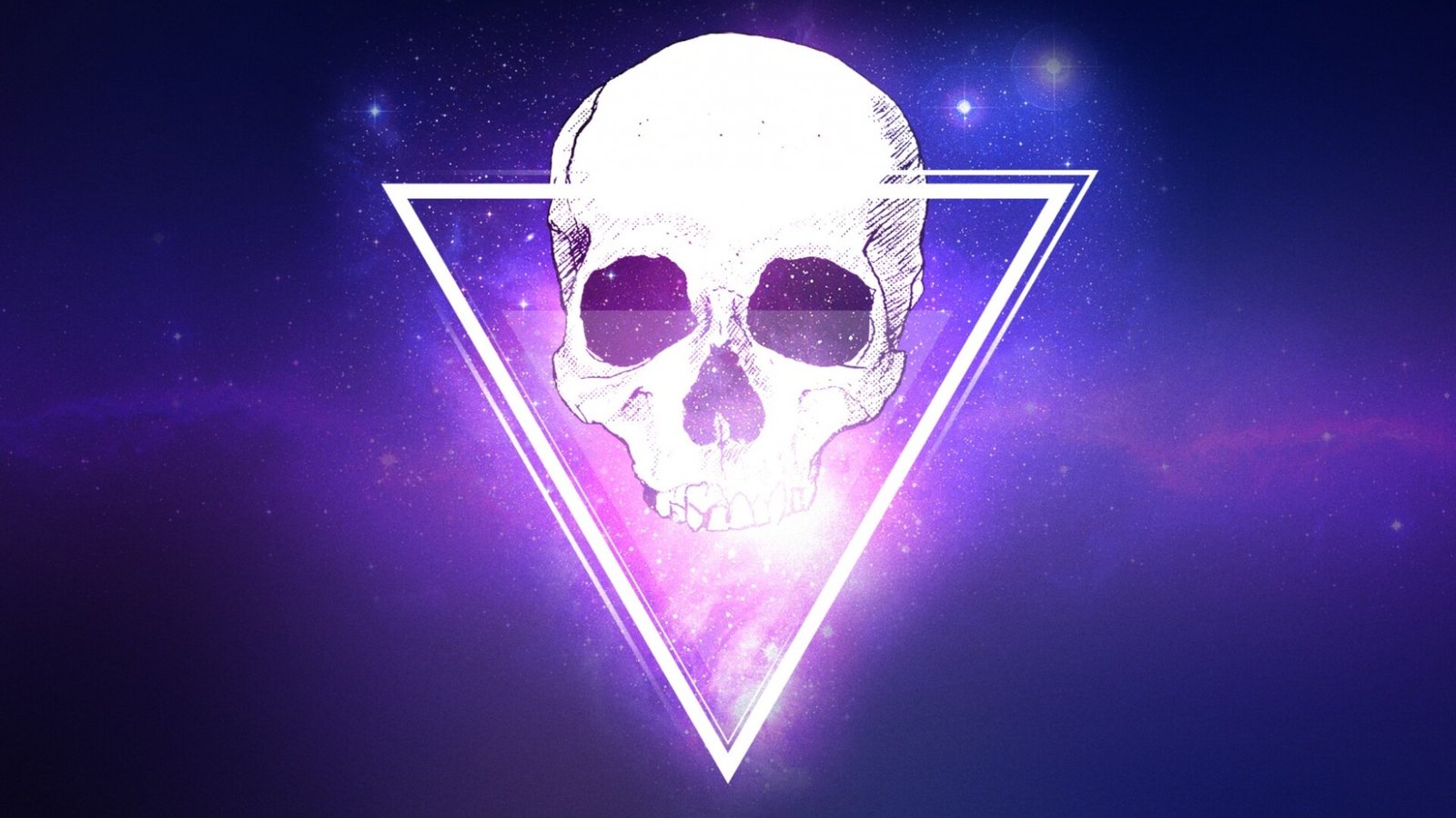 Skull Triangle 3d Wallpaper