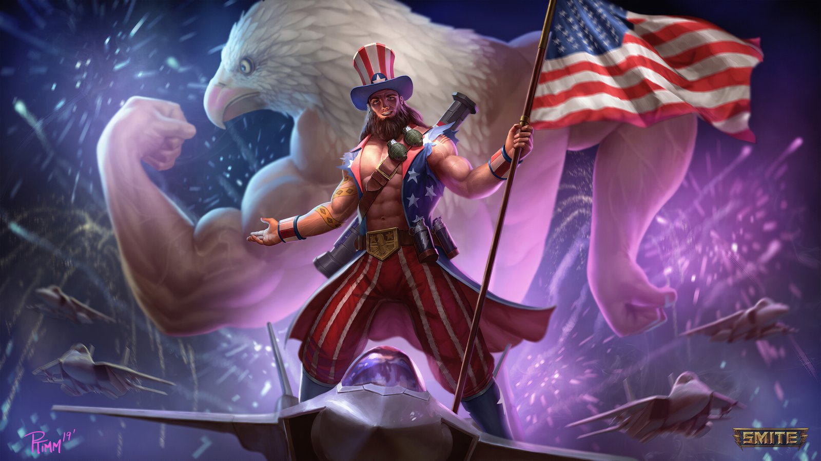 Smite Freedom Overload Wallpaper