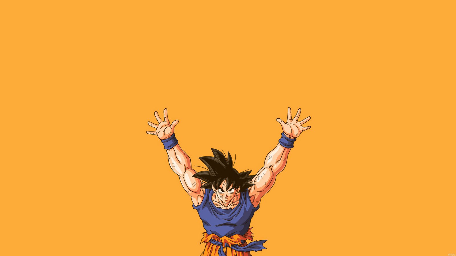 Son Goku Dragon Ball Z Minimal 4k Wallpaper