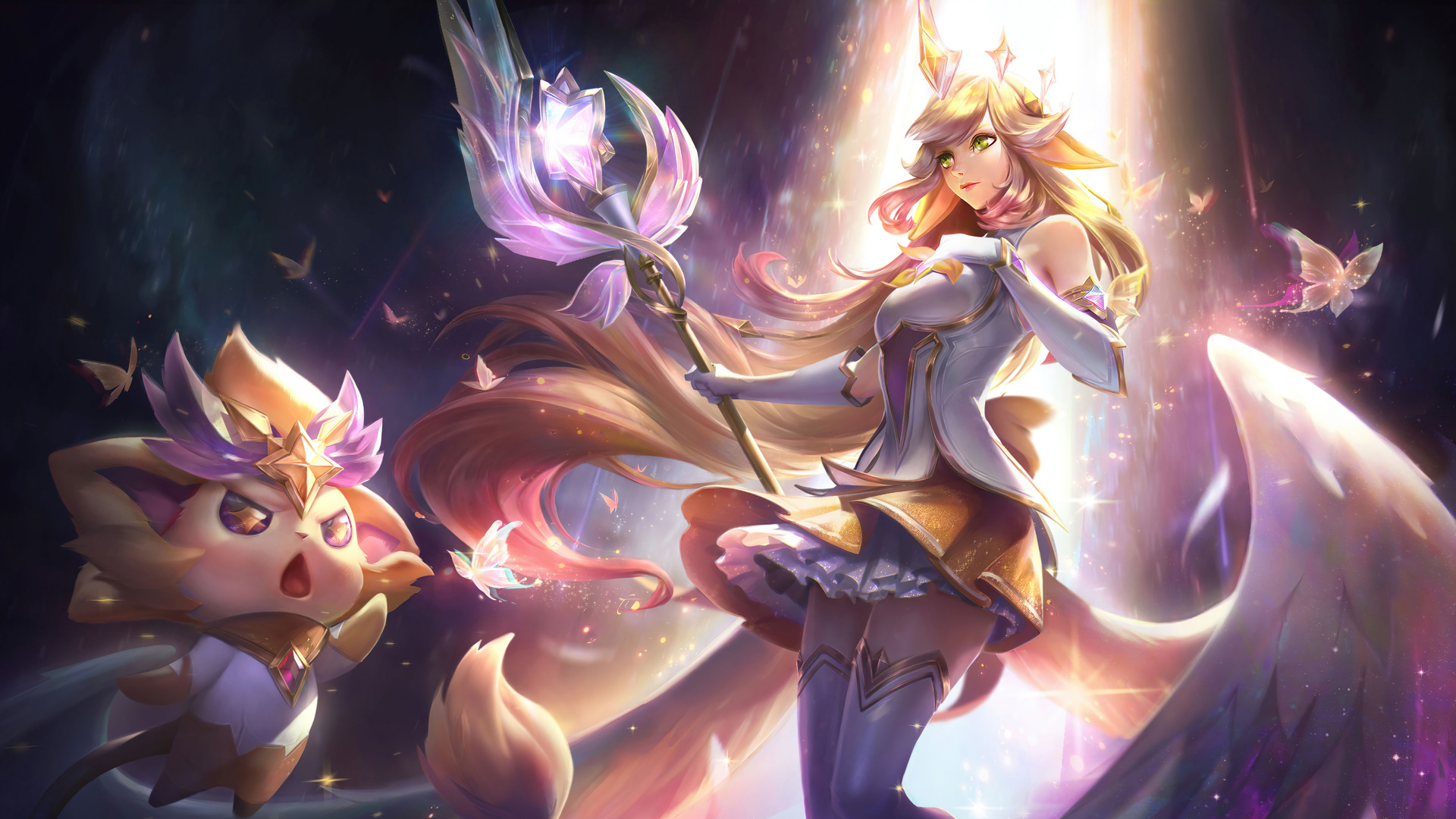 Soraka League Of Legends 8k Wallpaper