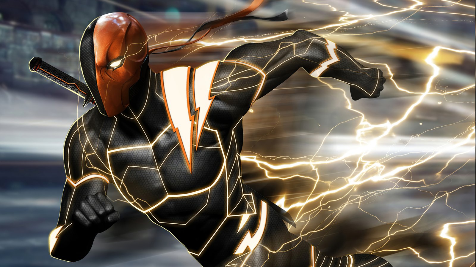 Speedster Death Stroke 5k Wallpaper