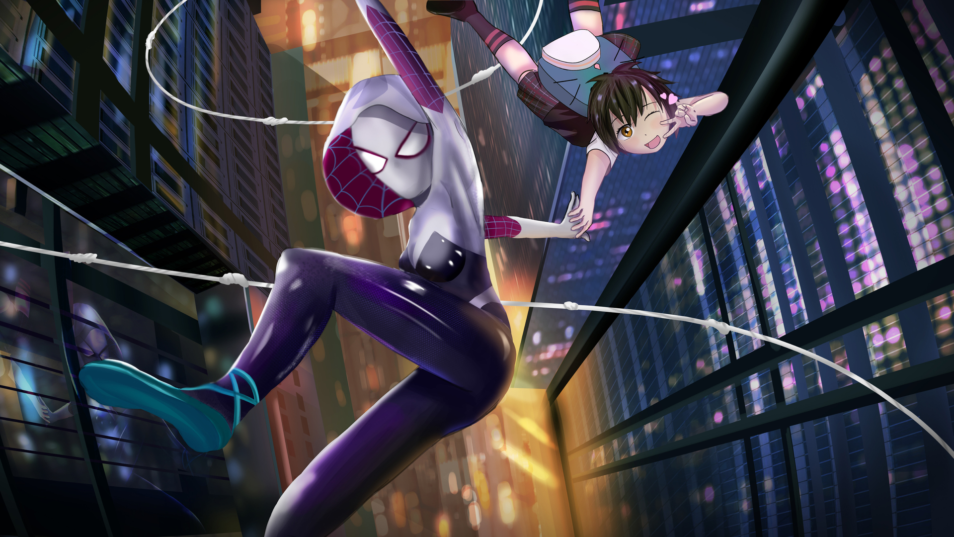 Spider Gwen 8k Wallpaper