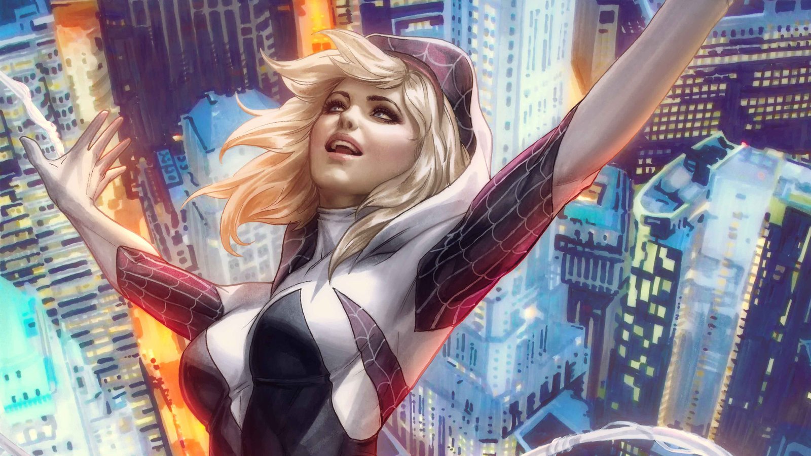 Spider Gwen Art 4k Wallpaper