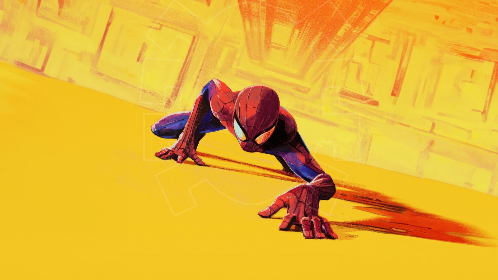 Spider Man Striking Cityscape Wallpaper