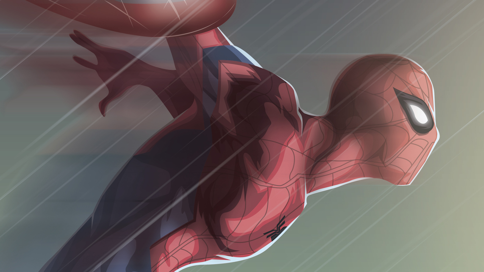 Spider Man With Captain Shield Wallpaper