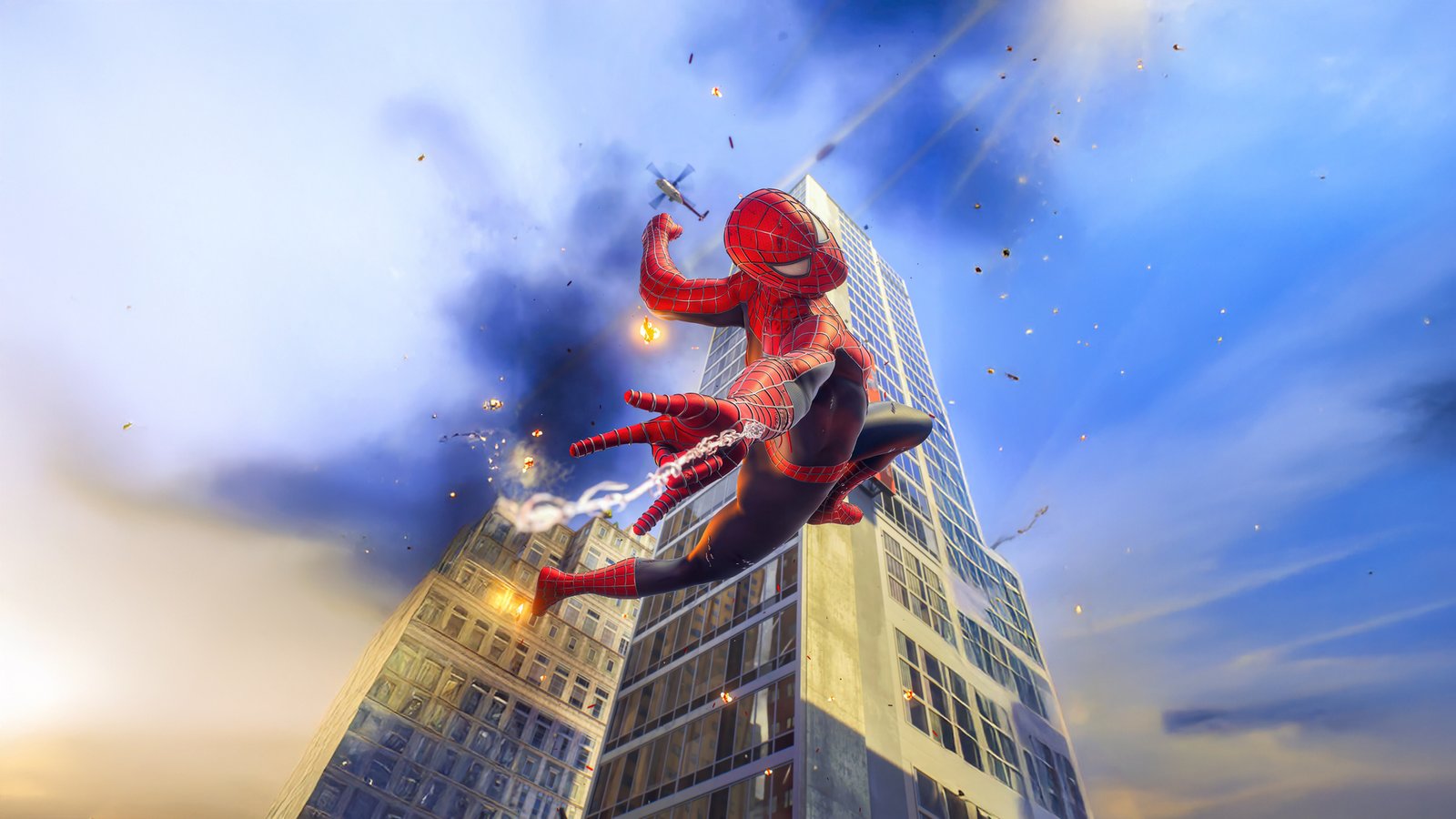 Spiderman A Symbol Of Strength Wallpaper