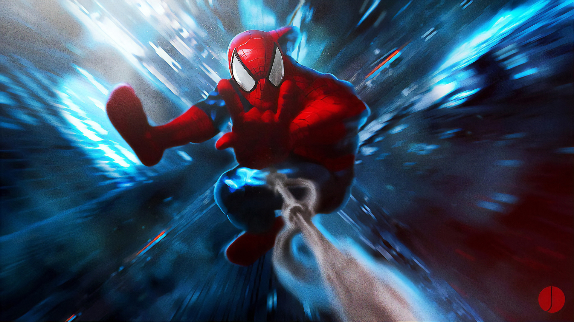 Spiderman Coming Art Wallpaper