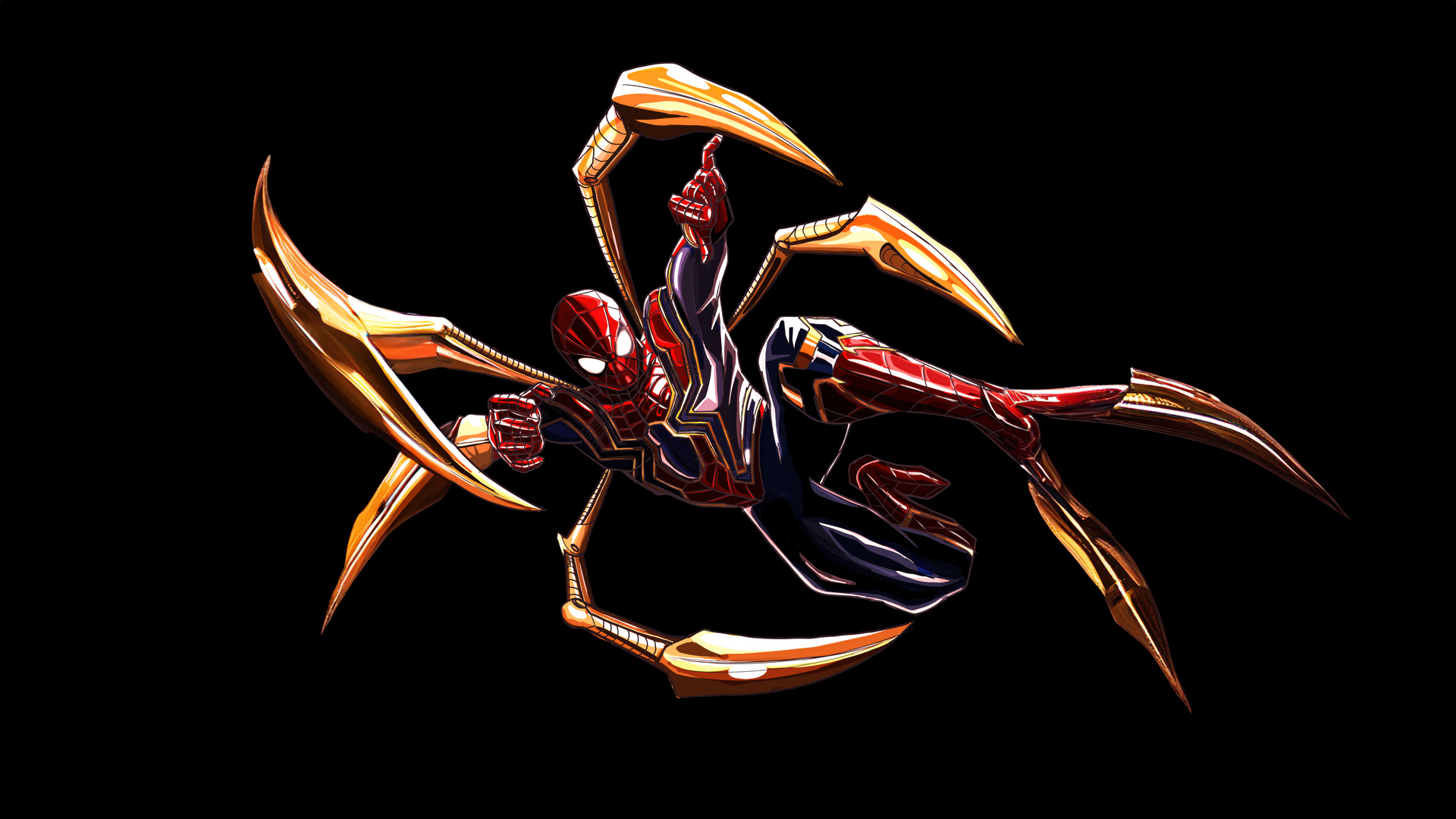 Spiderman High Tech Suit Wallpaper