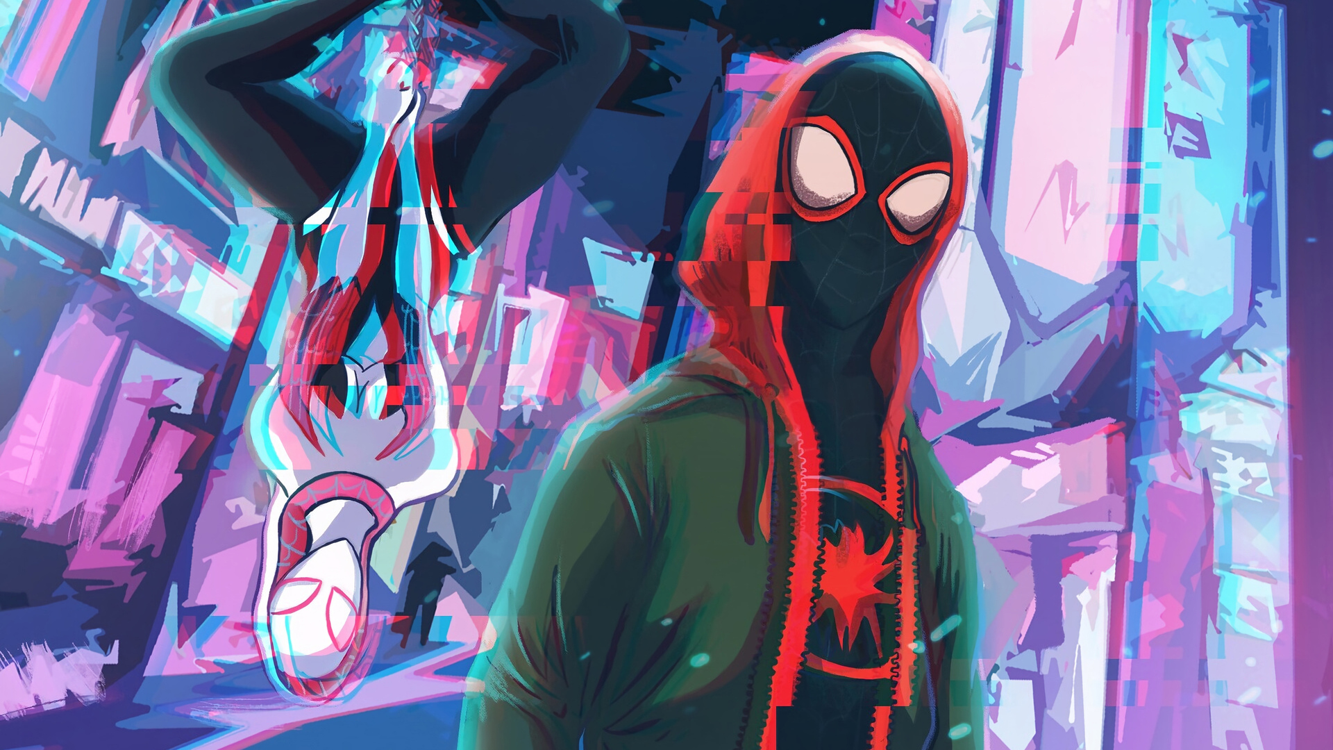 Spiderman Into The Spiderverse4k Wallpaper